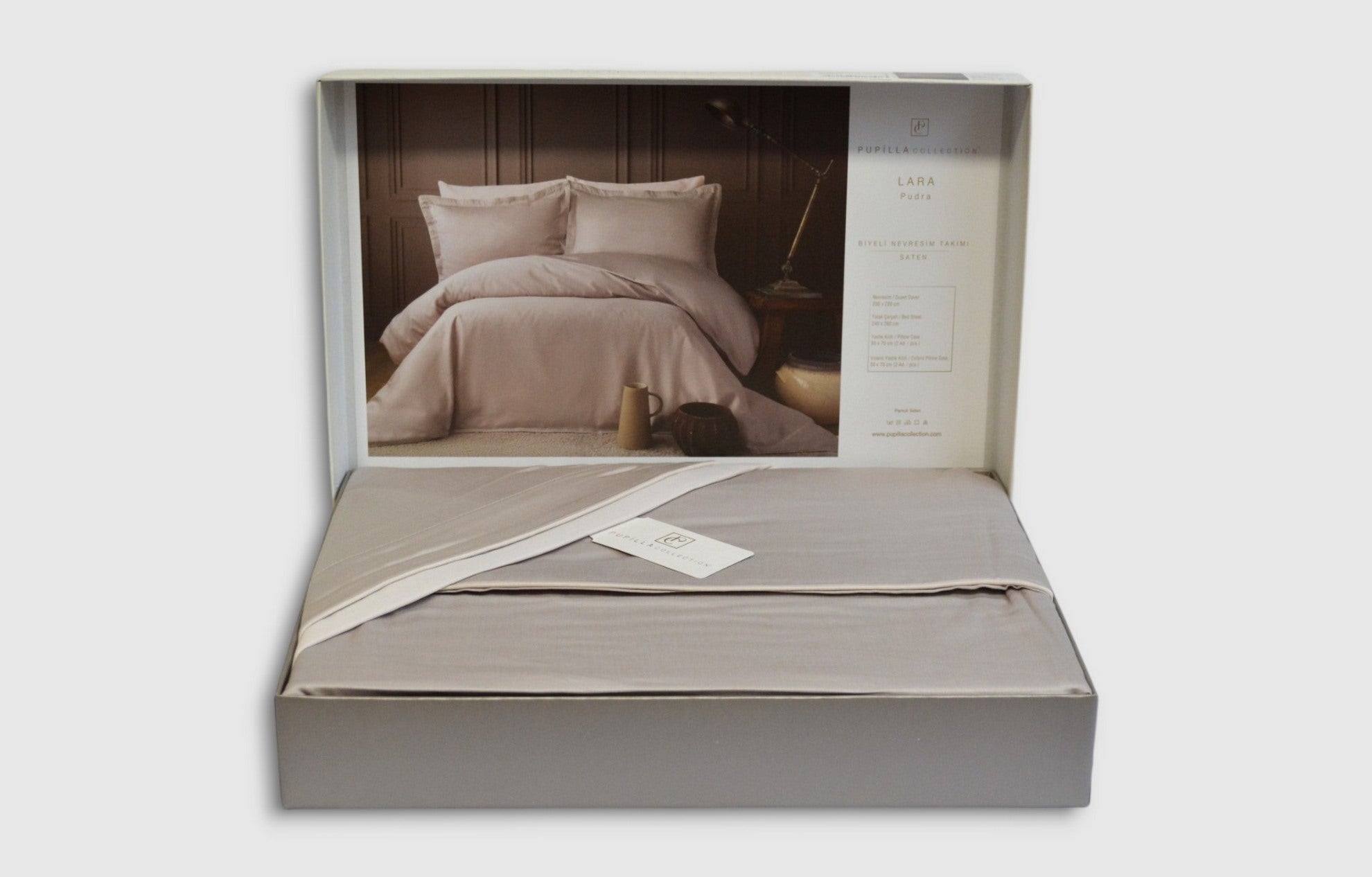 Постельное белье Pupilla Exclusive Satin 200 х 220 см Lara Pudra