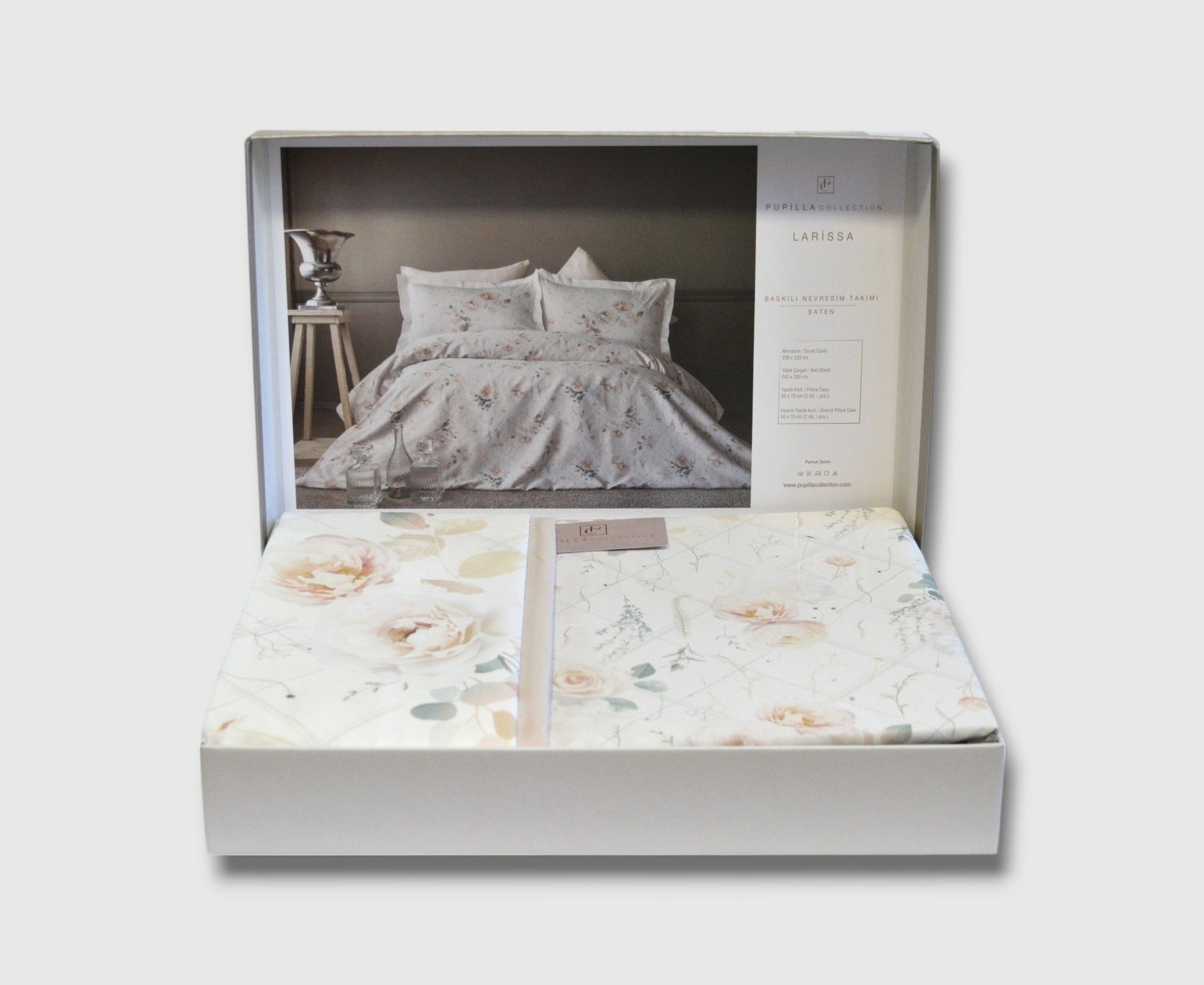 Постільна білизна Pupilla Digital Satin 200 х 220 см Larissa