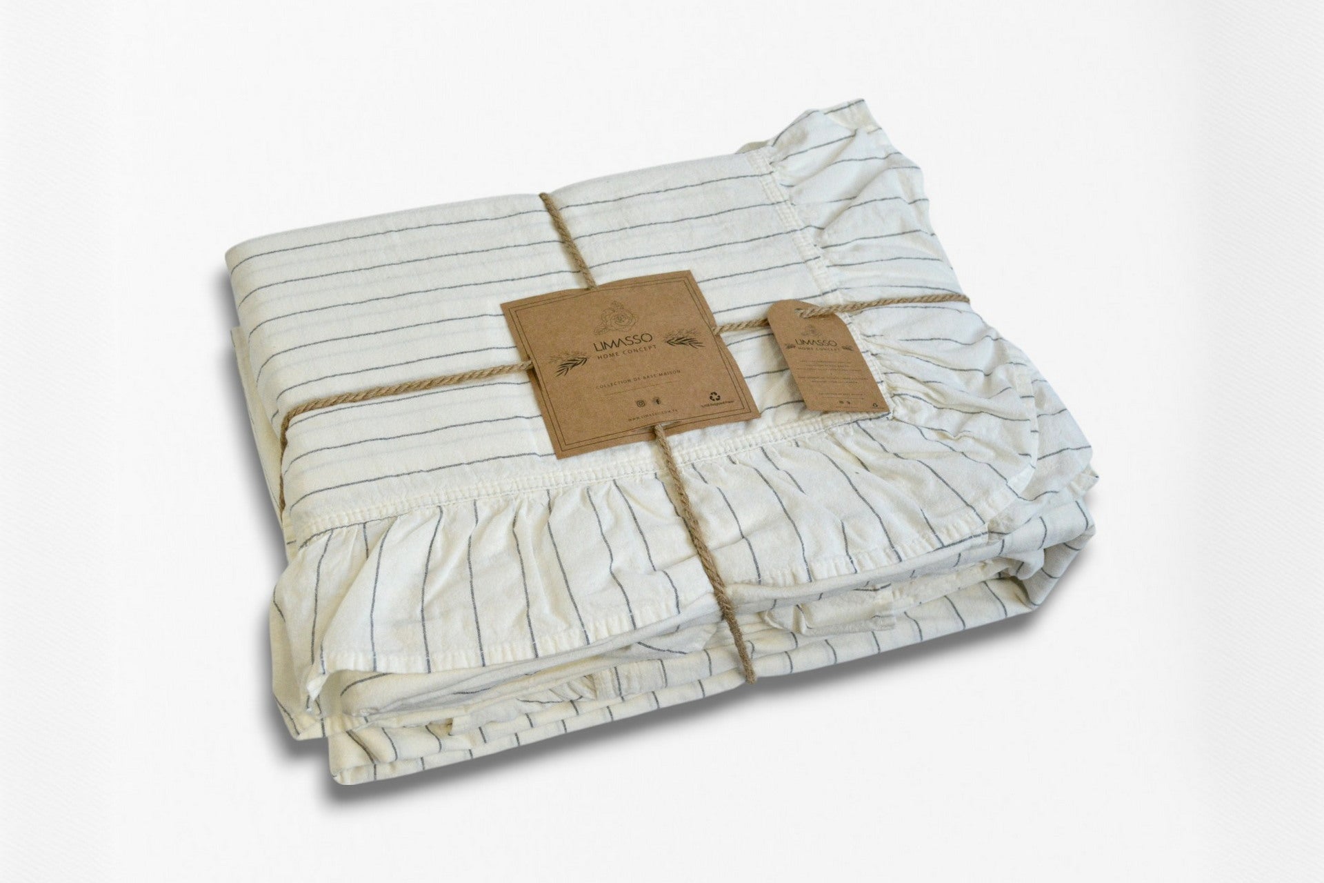 Постільна білизна Limasso Exclusive Leila 160 х 220 см Snow White