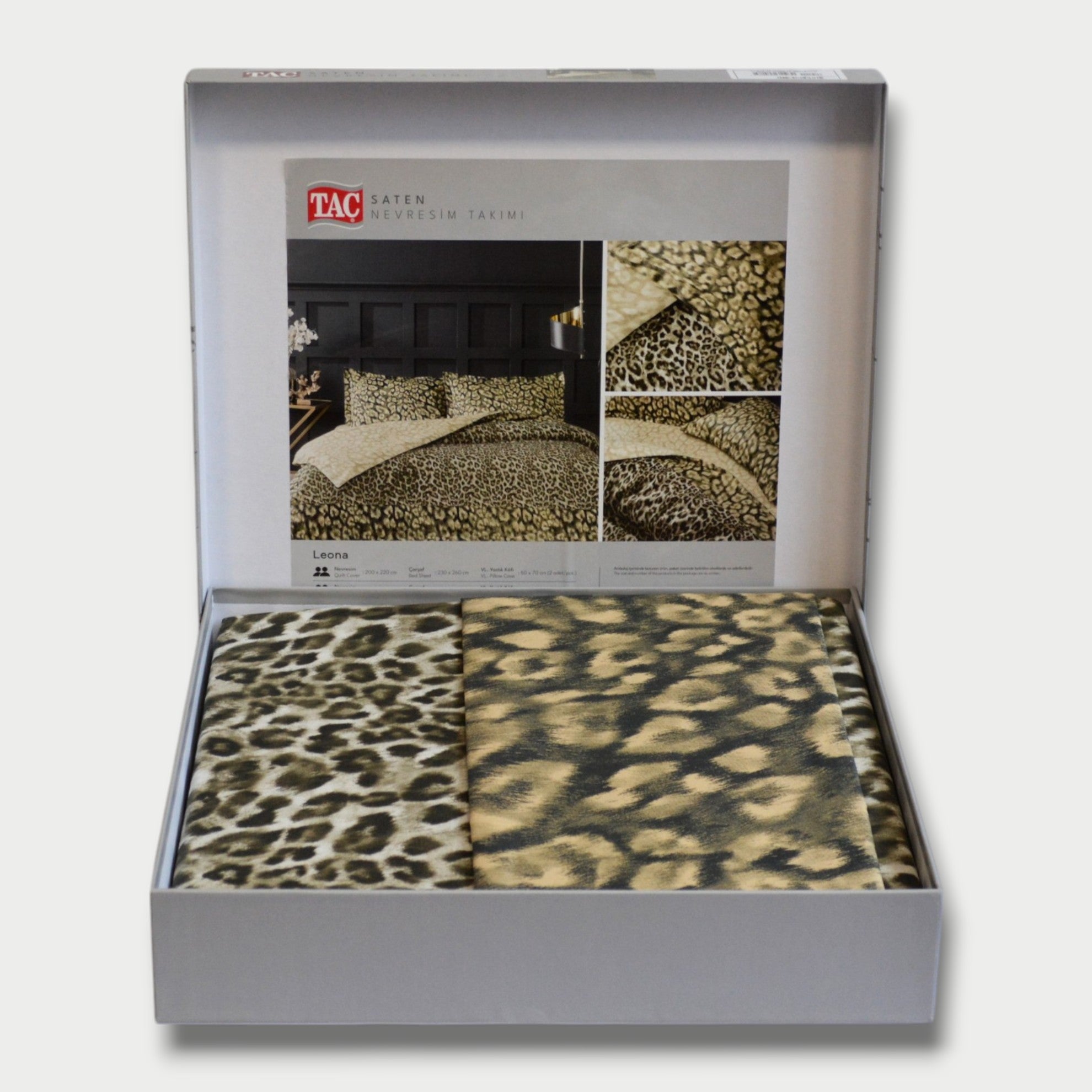 Постільна білизна TAC Satin 200x220 см  Leona