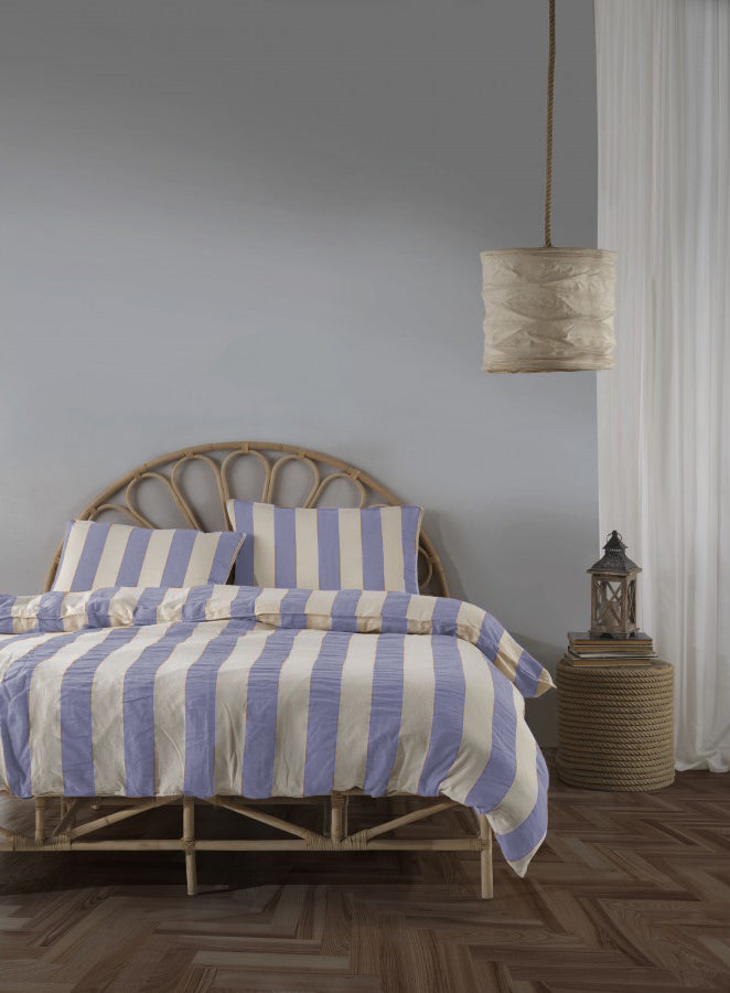 Постільна білизна Limasso Stonewashed Ligne Epaisse 200 х 220 см Mavi