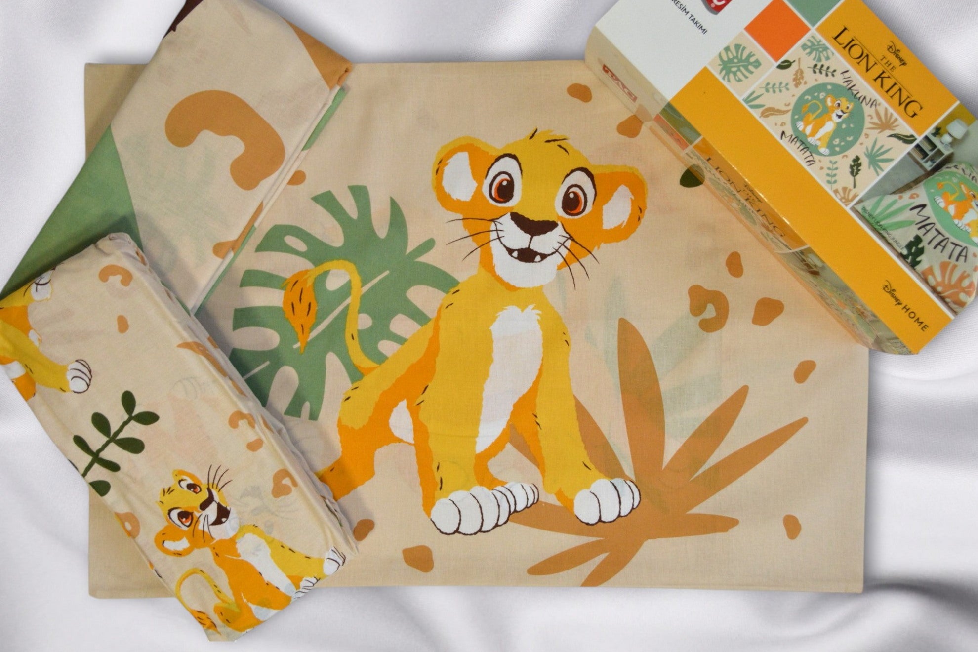 Постільна білизна TAC Disney 160×220 см  Lion King Jungle