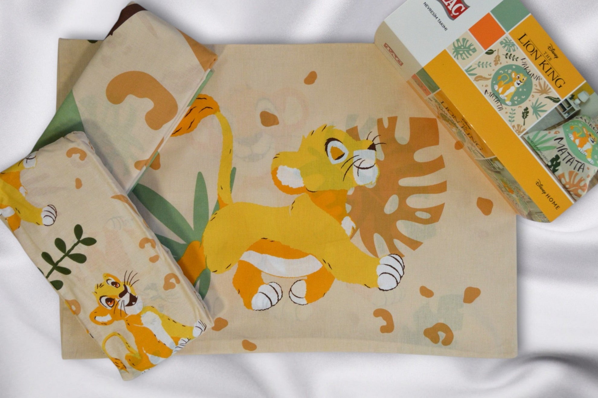 Постільна білизна TAC Disney 160×220 см  Lion King Jungle