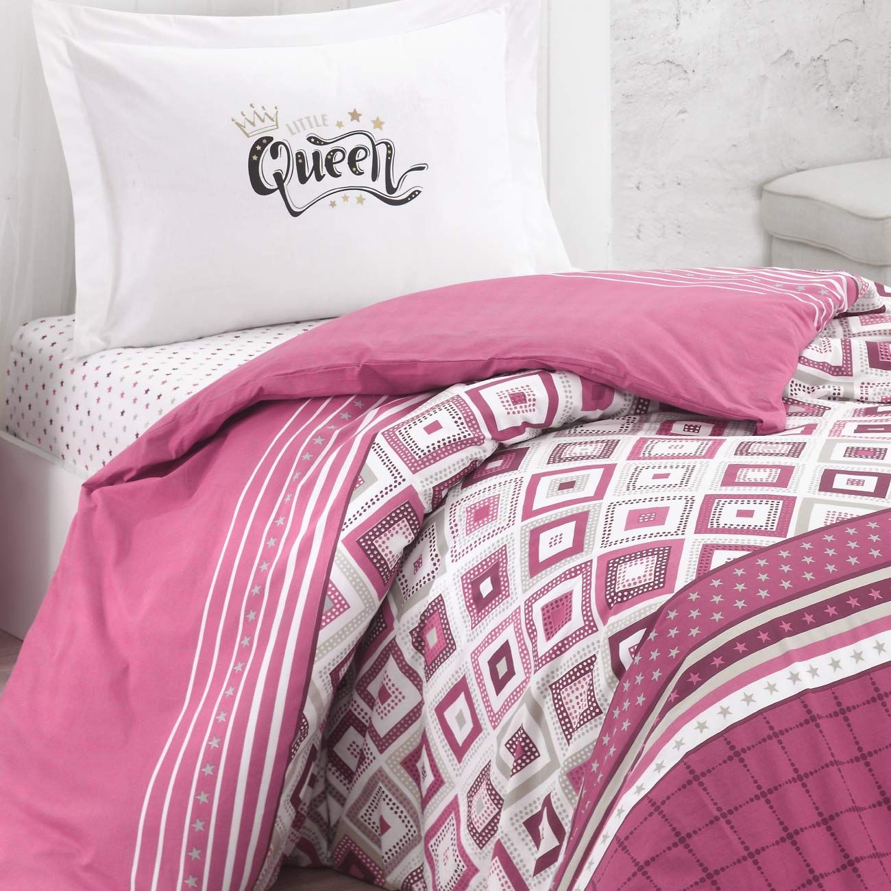 Дитяча постільна білизна Сlasy Ranforce 160х220 Little Queen