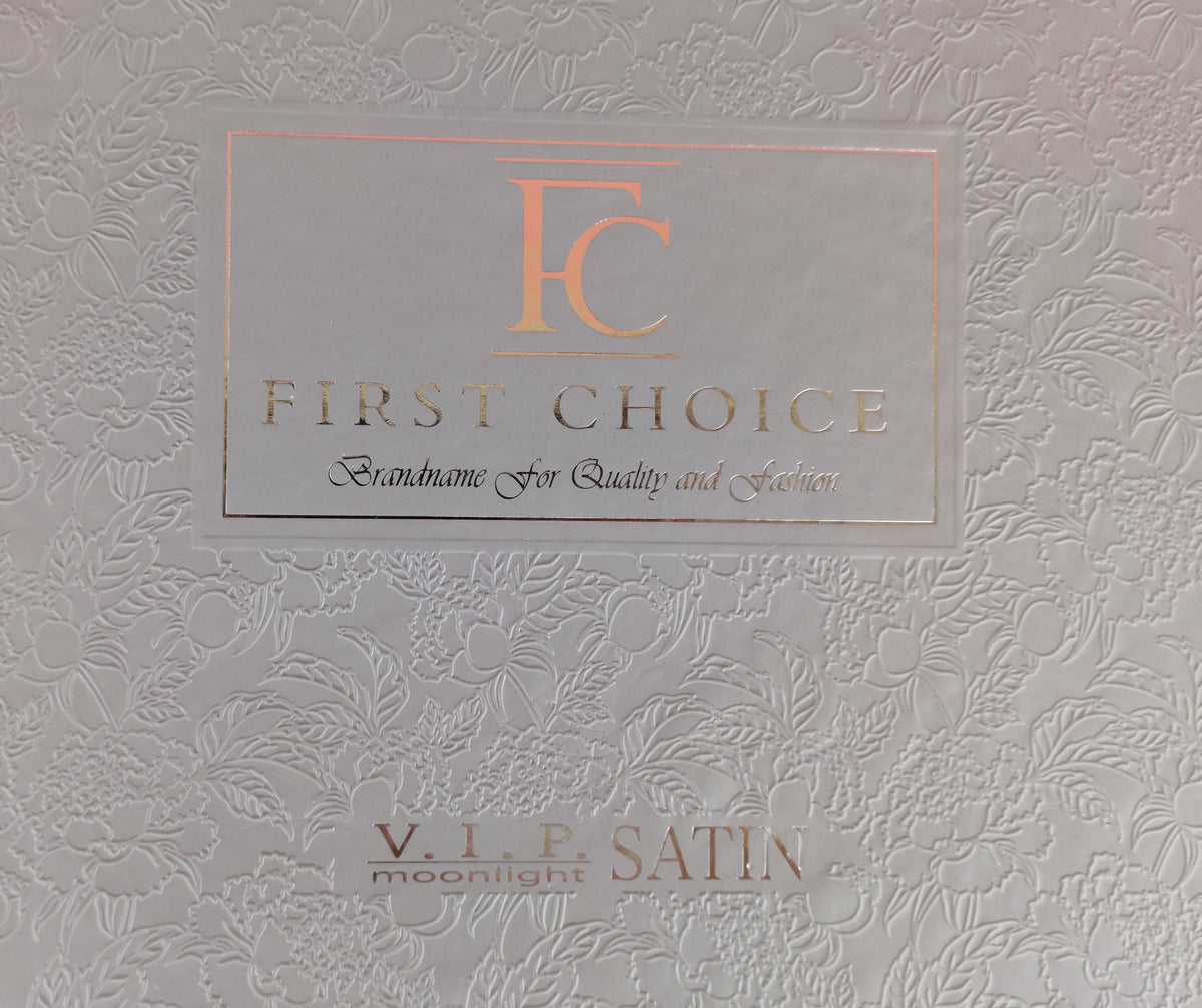 Постільна білизна First Choice V.I.P Satin Moonlight 200 х 220 см Hillary White