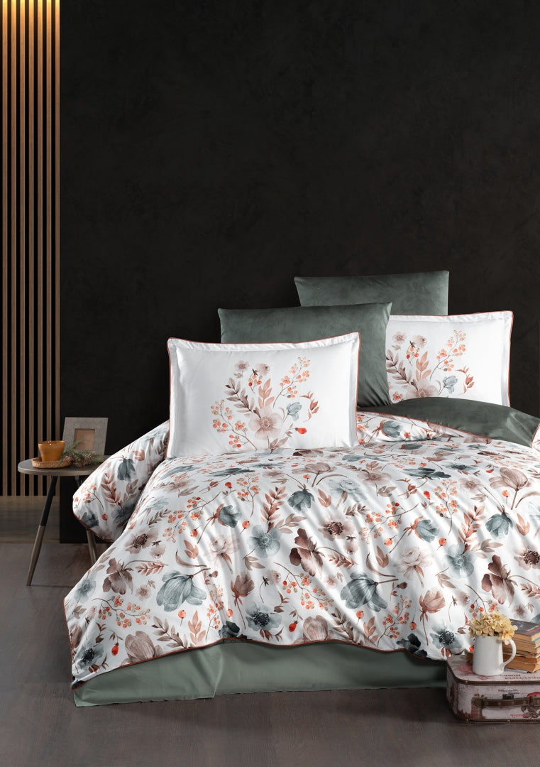 Постільна білизна La Romano Premium Satin 200×220 см Madena Beige