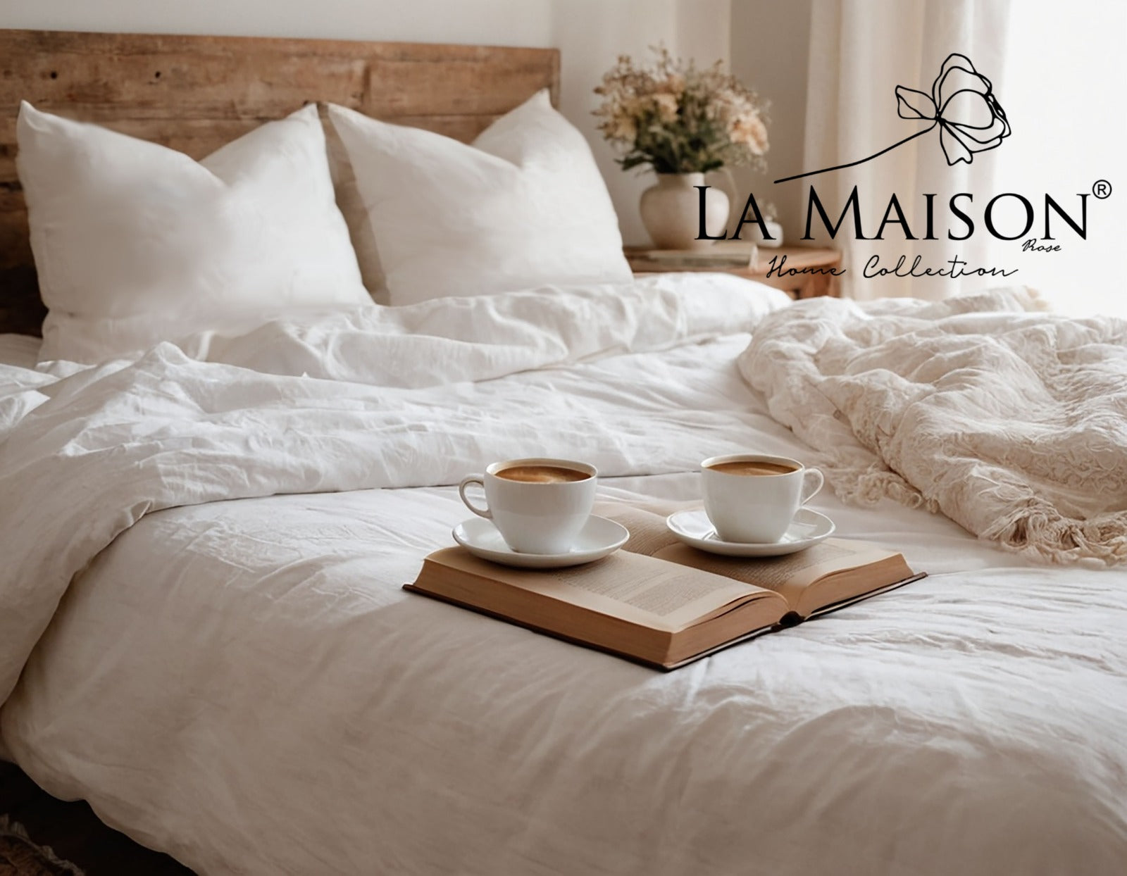 Постільна білизна La Maison Stonewashed 200 х 220 см Mariella Crystal