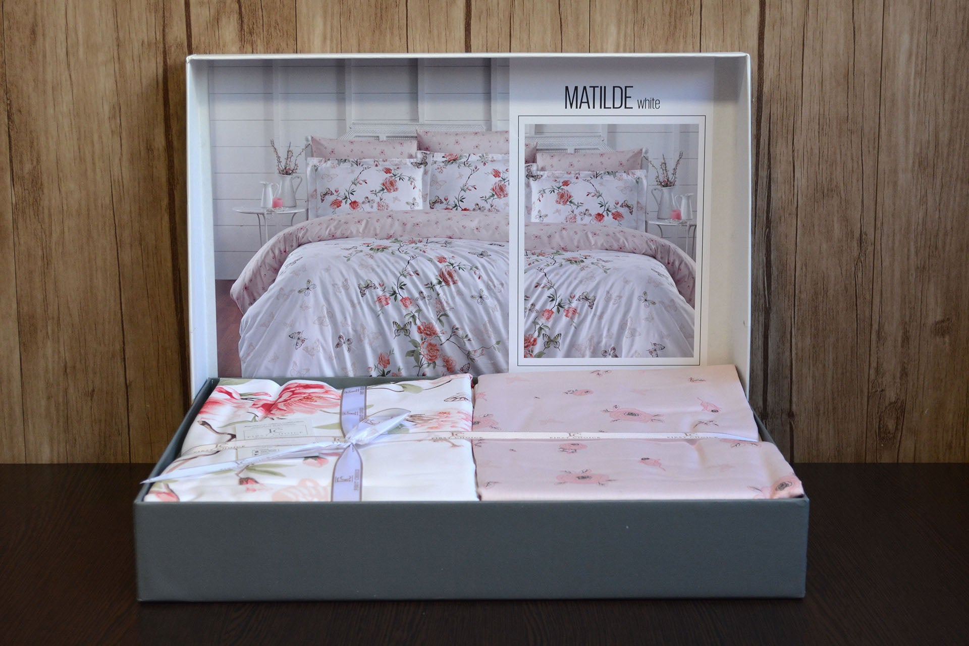 Постільна білизна First Choice Cotton Satin 200х220  Matilde White