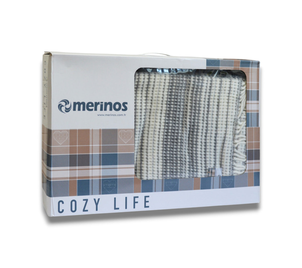 Плед Merinos Skoc 180 x 220 см Zeta Gri