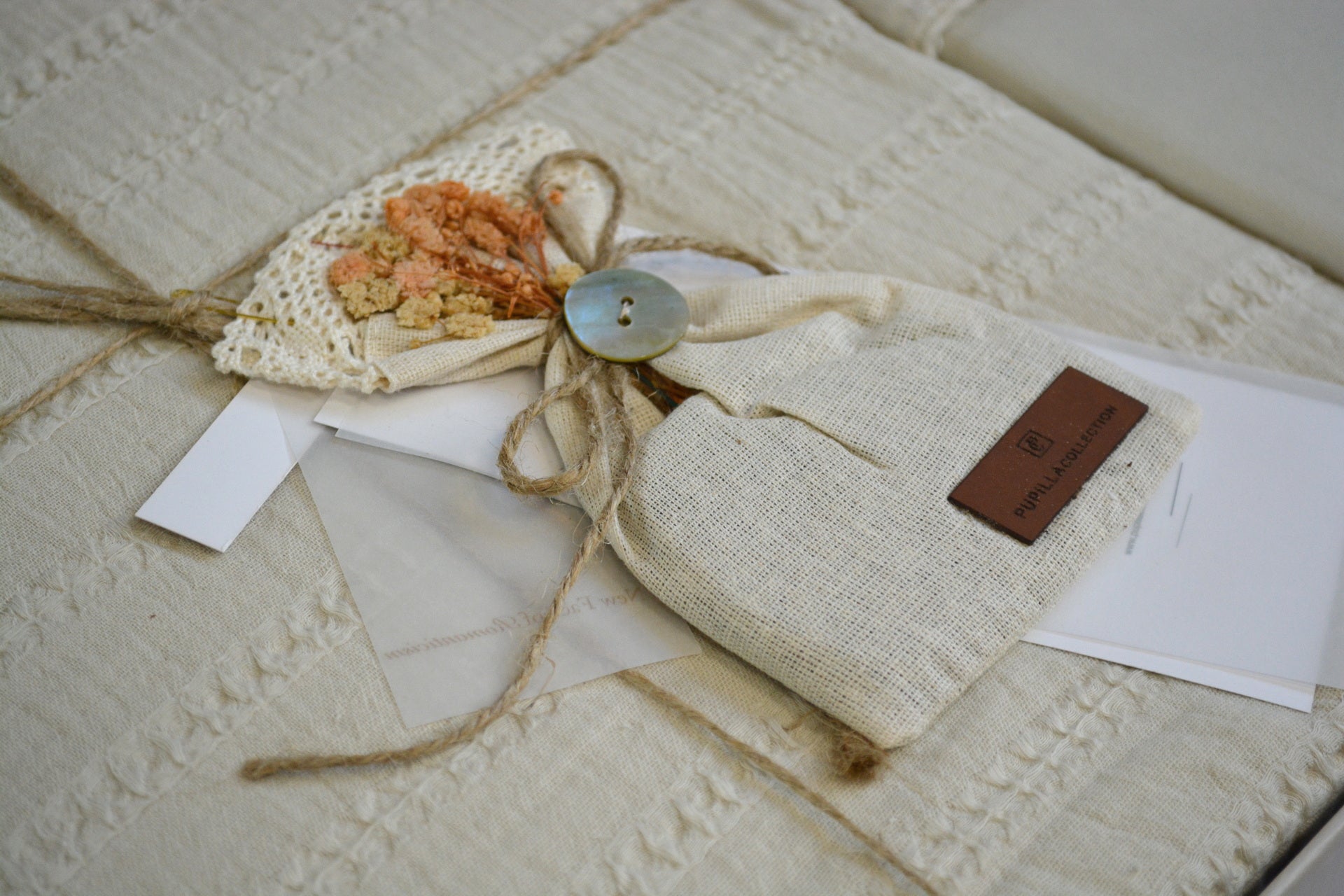 Постільна білизна Pupilla Muslin 200 х 220 см Milla Bej