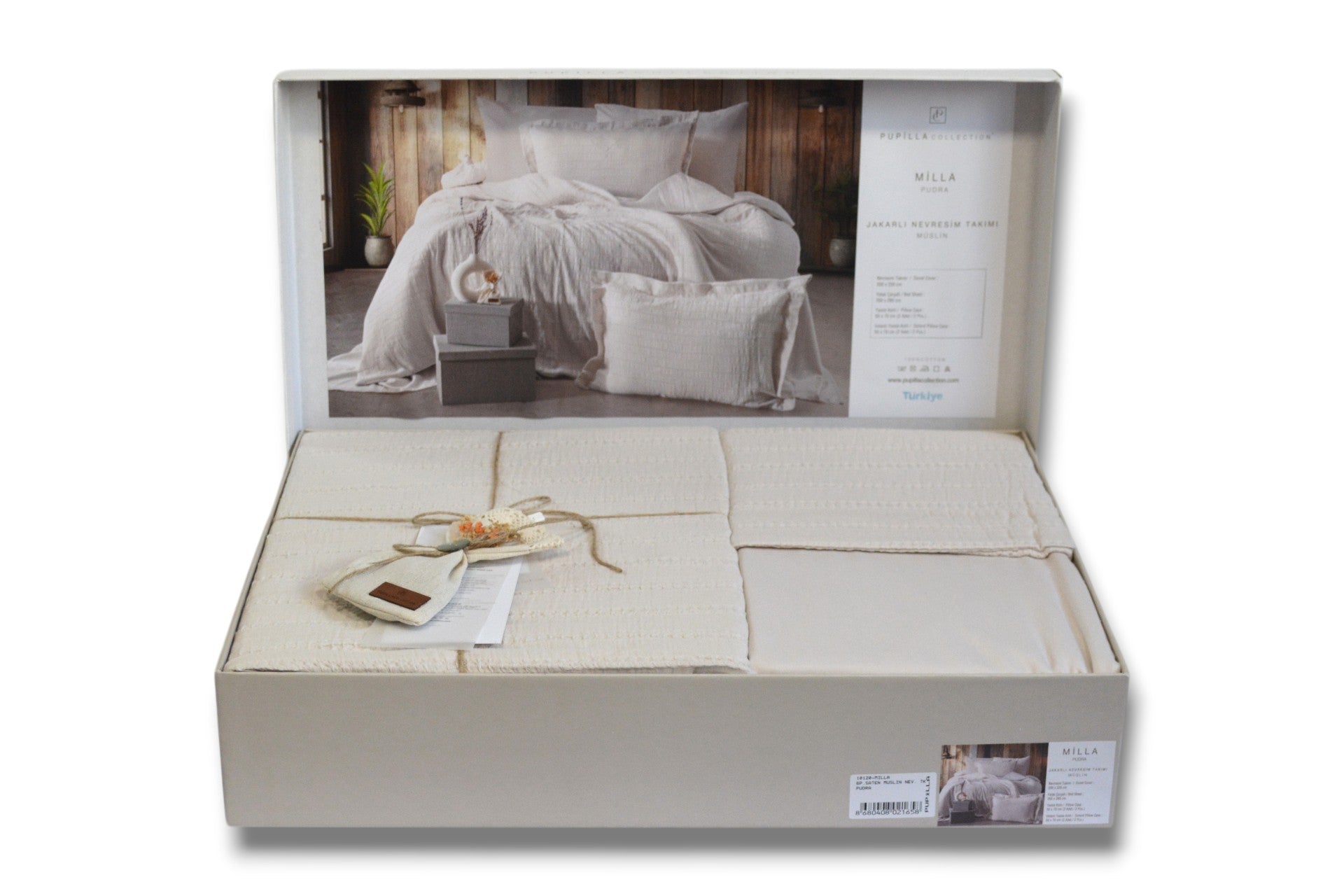 Постільна білизна Pupilla Muslin 200 х 220 см Milla Pudra
