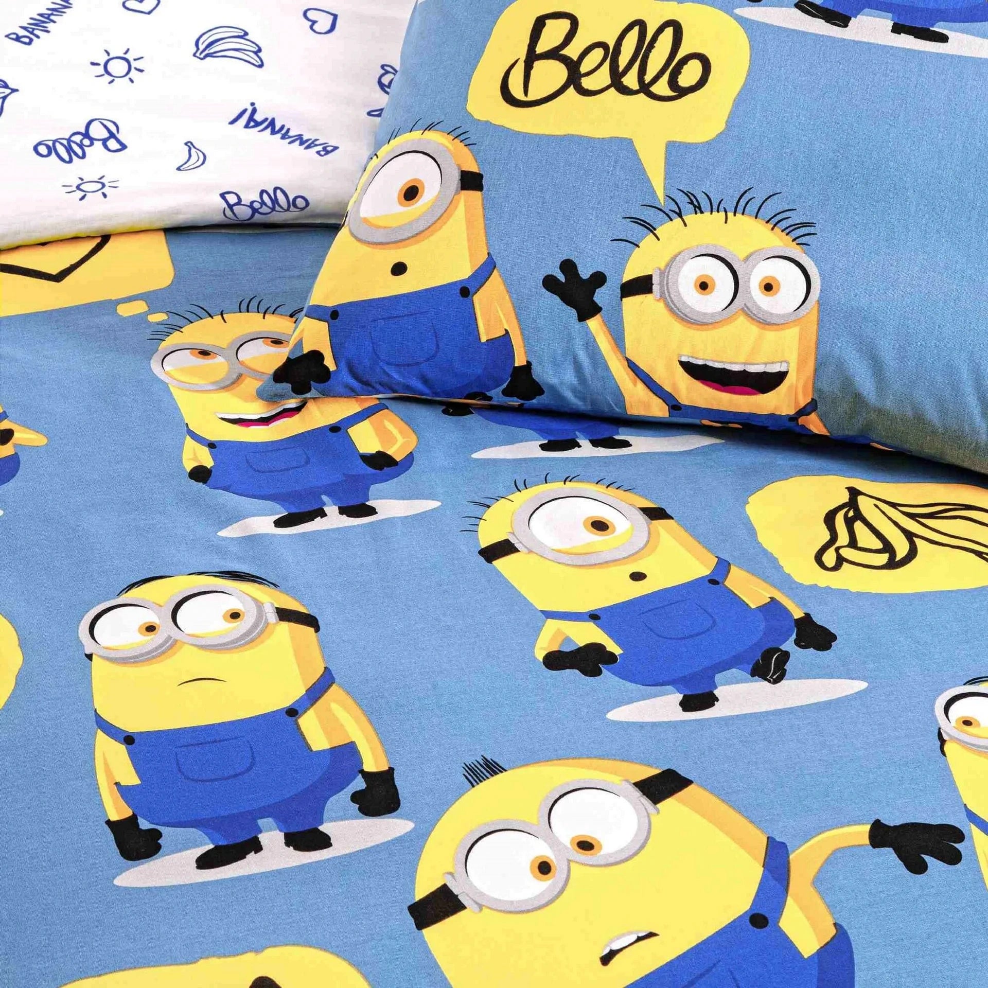 Постільна білизна TAC Disney 160×220 см  Minions Bananas