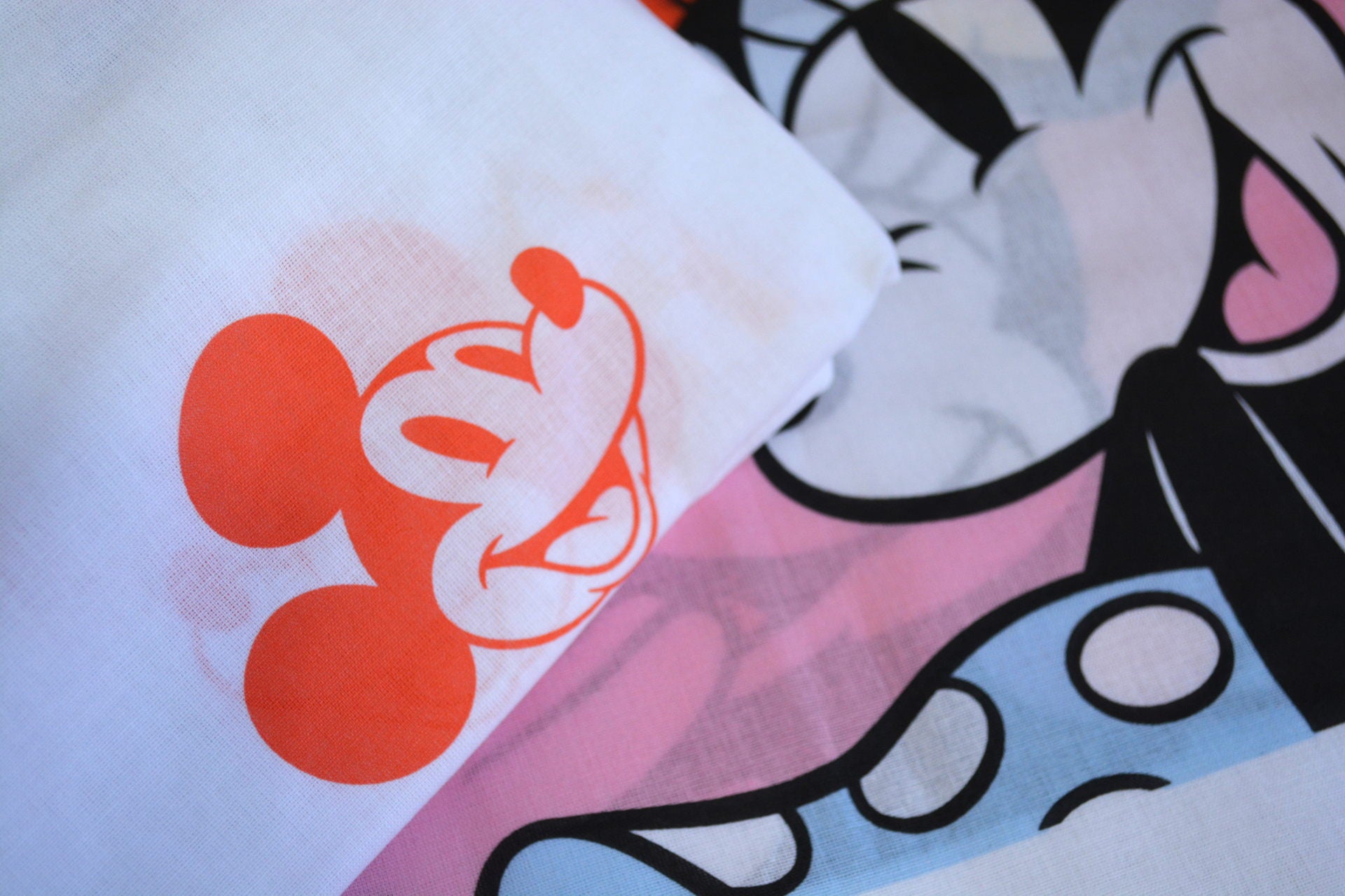 Постільна білизна TAC Disney 160×220 см Minnie Mouse Rainbow