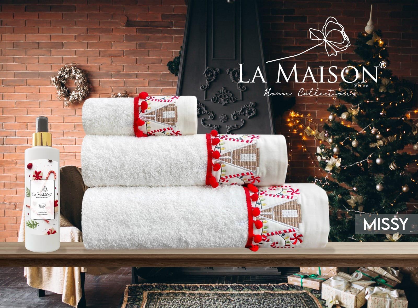 Подарунковий набір рушників La Maison, 3 шт. з ароматом Missy