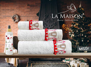 Подарунковий набір рушників La Maison, 3 шт. з ароматом Missy