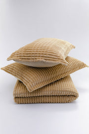 Покривало з наволочкою Merinos Modern Line 150×220 см. - Гірчичний