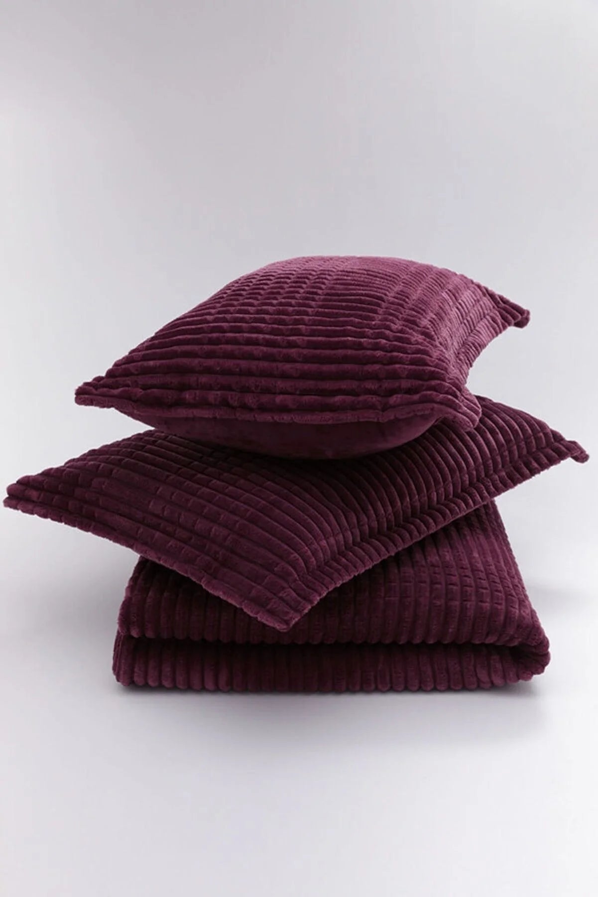 Покривало з наволочкою Merinos Modern Line 150×220 см. - Фіолетовий