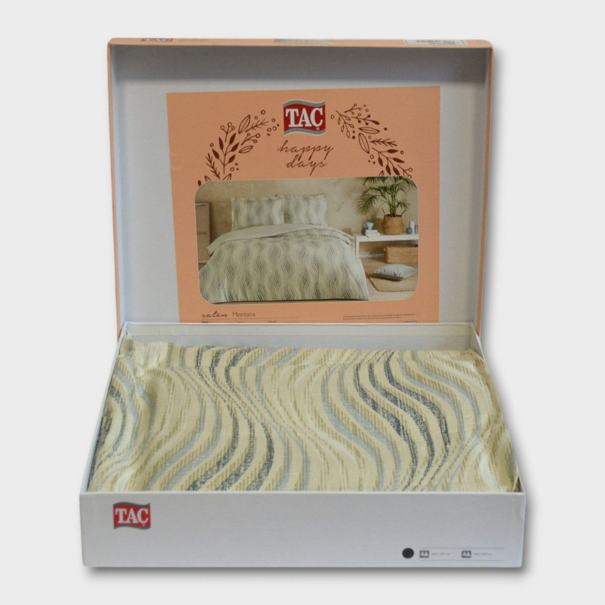 Постільна білизна TAC Satin 200x220 см Montana