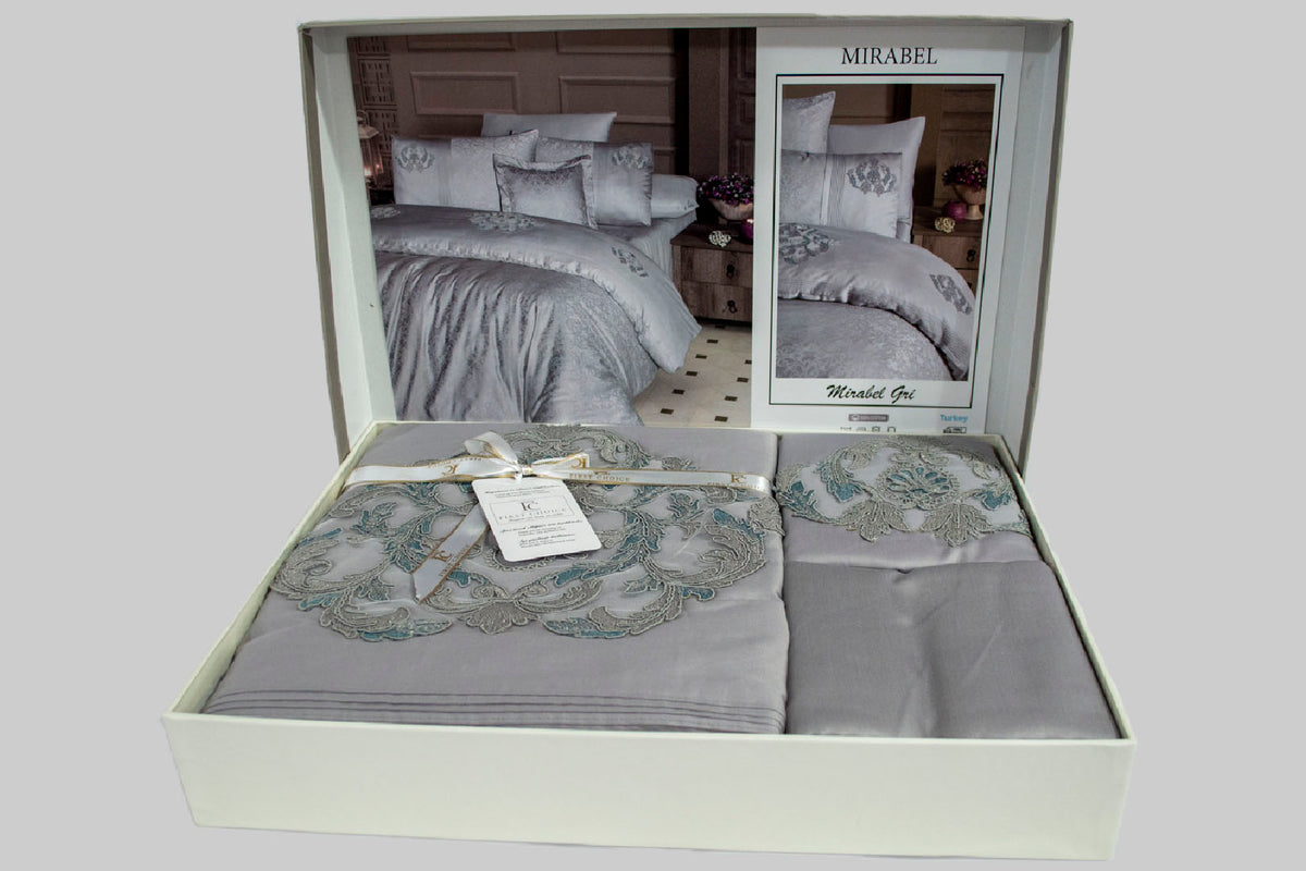 Постільна білизна First Choice V.I.P Satin Moonlight 200 х 220 см Mirabel Grey