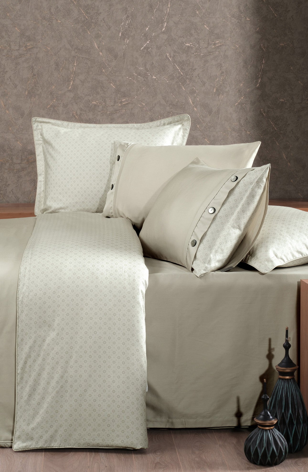 Постільна білизна La Romano Silk Satin 200×220 см Myron Wind