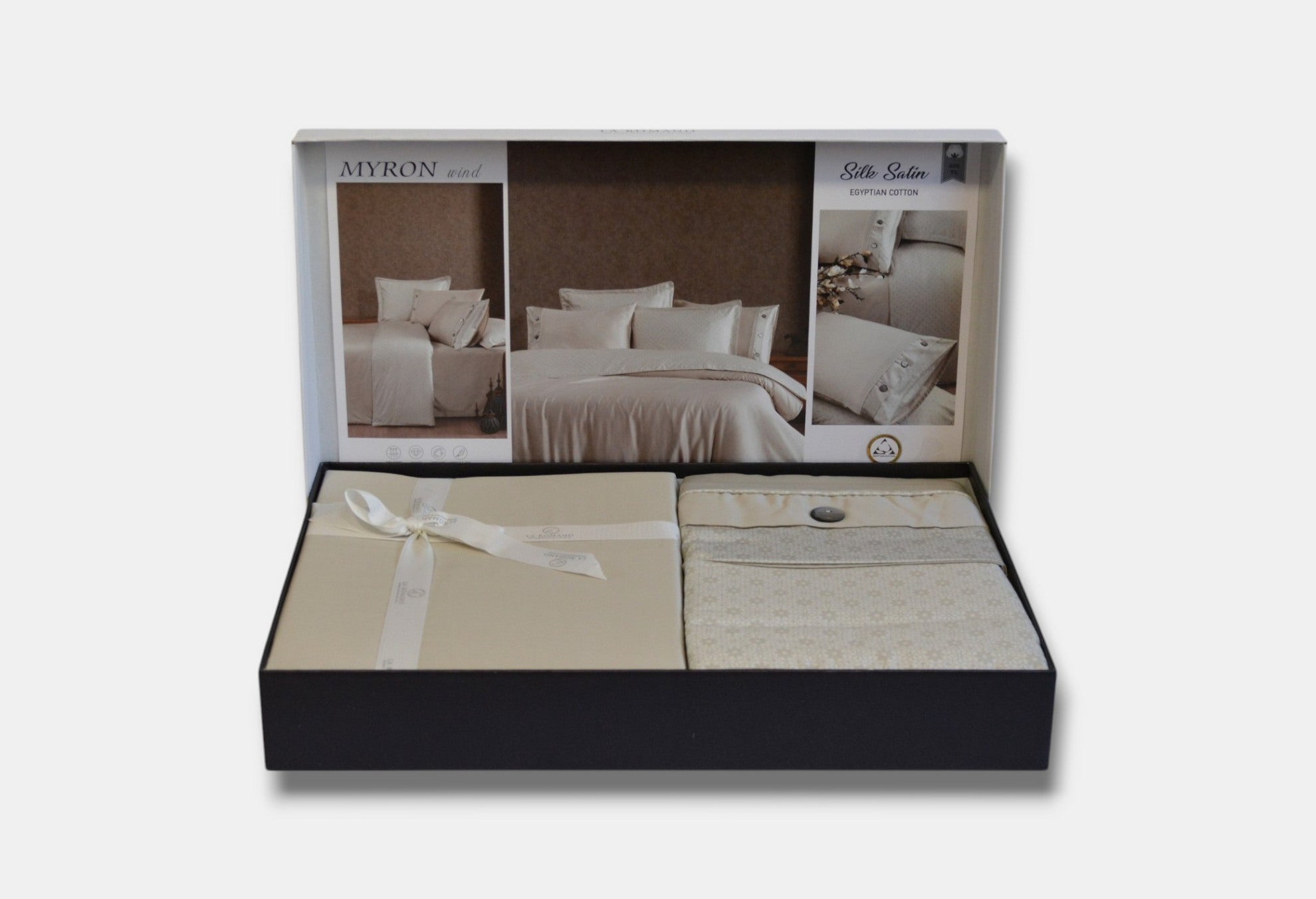 Постільна білизна La Romano Silk Satin 200×220 см Myron Wind