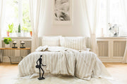 Постільна білизна Saheser Stonewashed Ranforce 200 х 220 см Nadia Bej