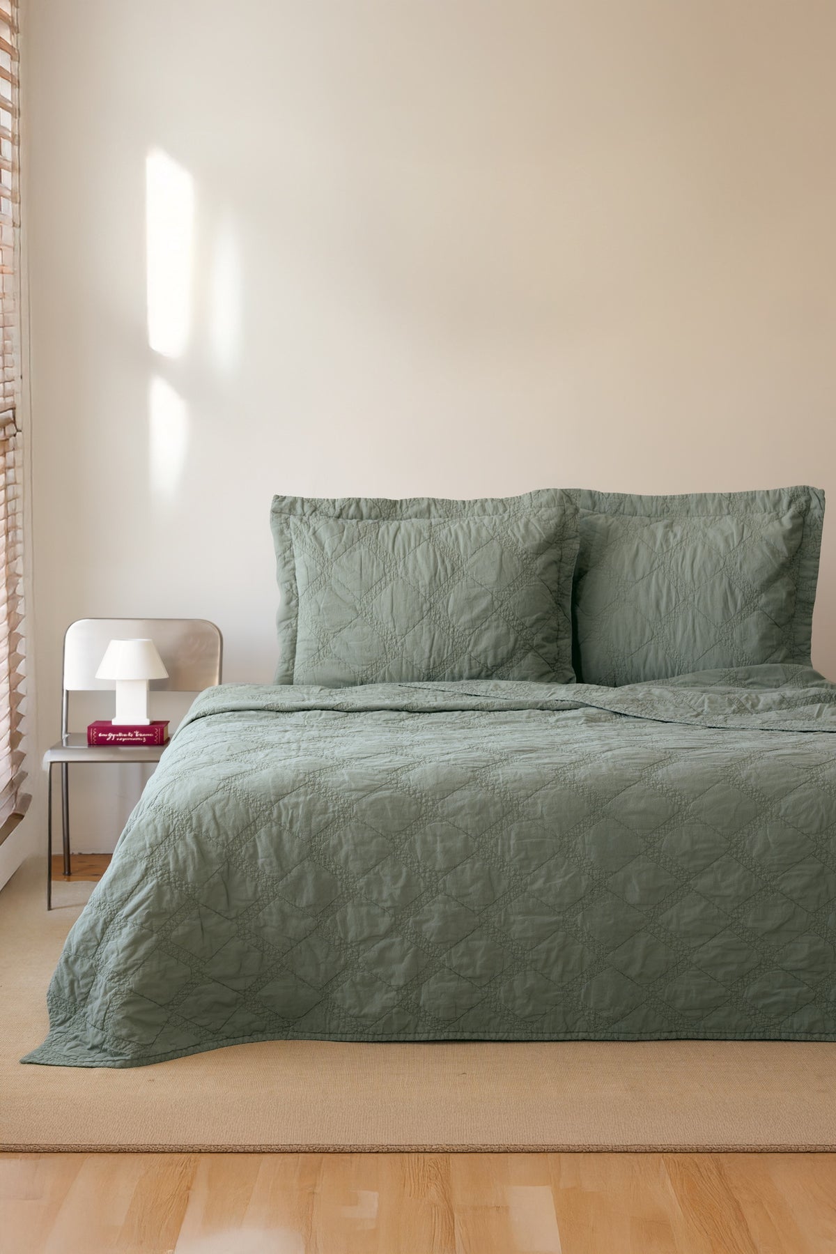 Покривало з наволочками Maribor Natural Creations 240 х 260 см. Velora Green