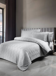 Постільна білизна First Choice Jacquard Satin 200 х 220 см Norel Grey