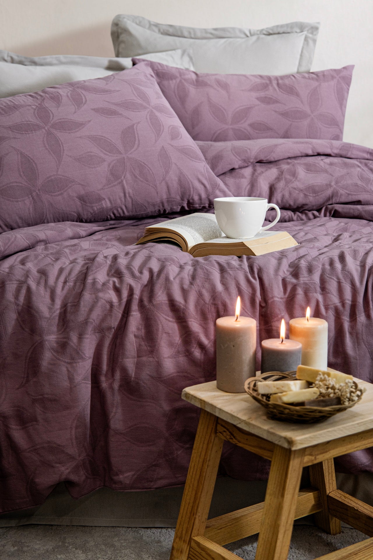Постільна білизна Saheser Luxury Jacquard 200 х 220 см Nimbus