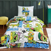 Постільна білизна TAC Disney 160x220 см Ninja Turtles Four