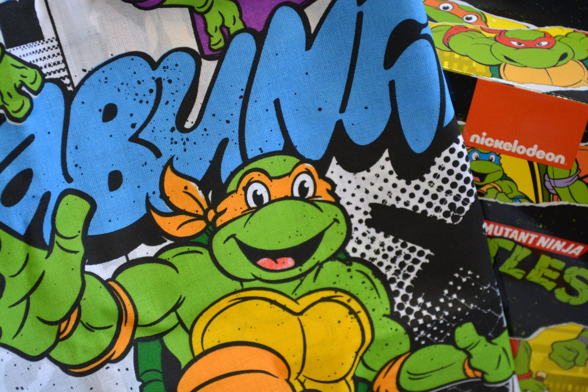 Постільна білизна TAC Disney 160×220 см Ninja Turtles Four