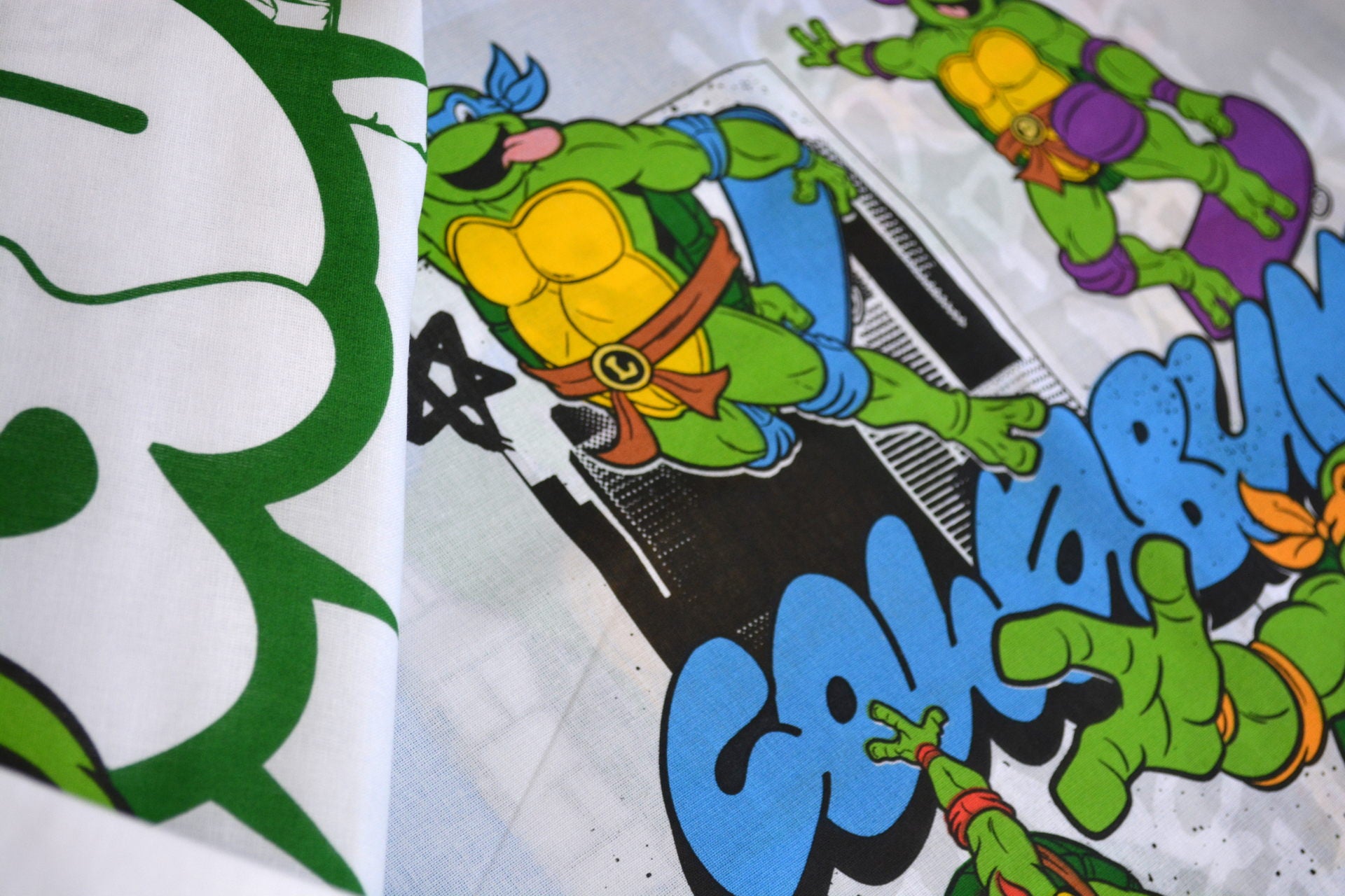 Постільна білизна TAC Disney 160×220 см Ninja Turtles Four