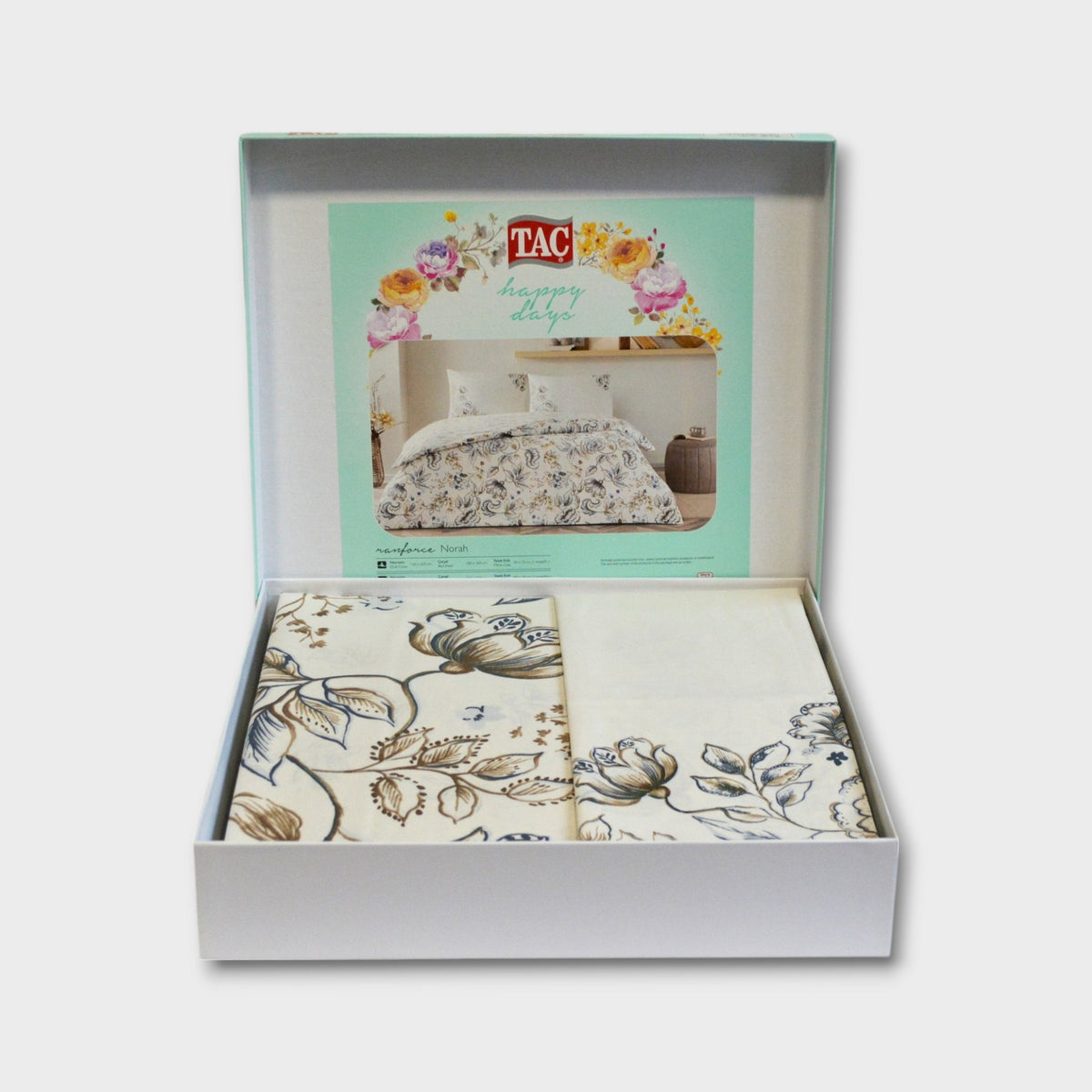 Постільна білизна TAC Ranforse 200x220 см Norah