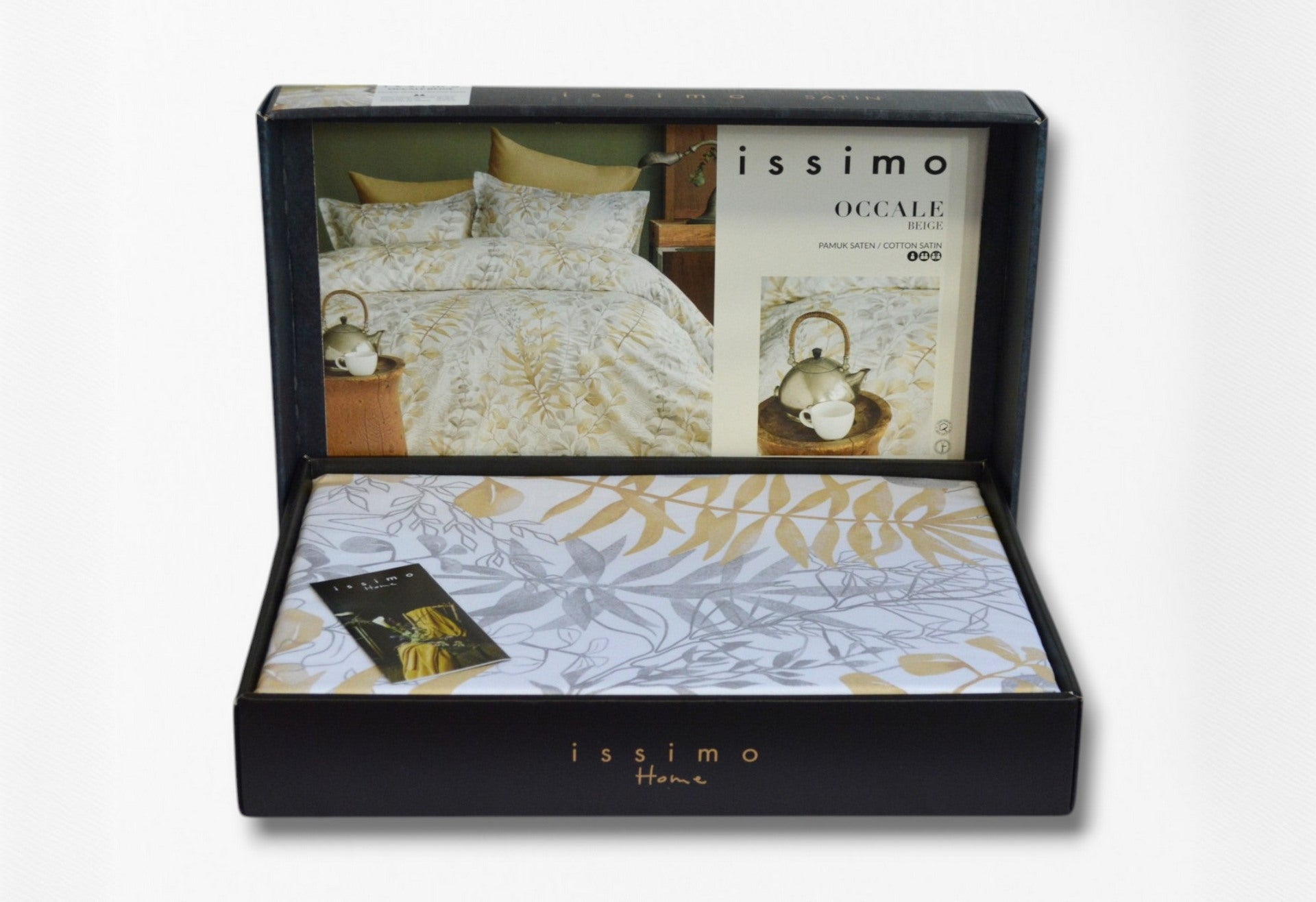 Комплект постільної білизни Issimo Coton Satin 200х220 см Occale Beige