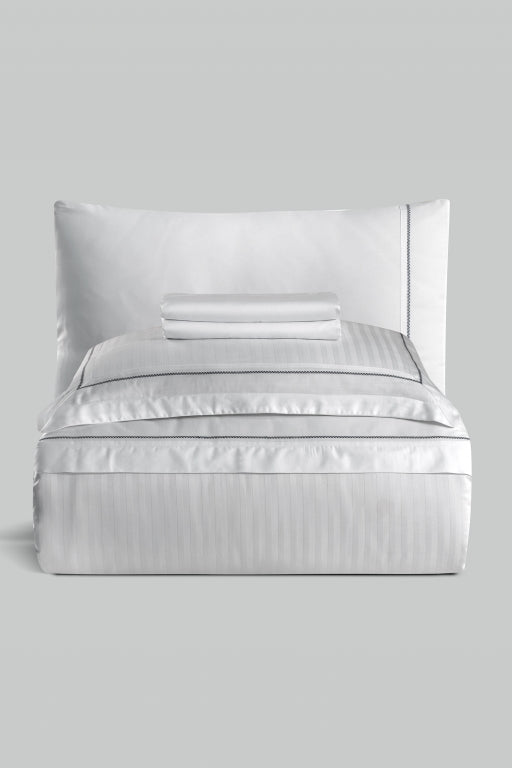 Постільна білизна La Romano Mona Premium Satin 300TC 200×220см  Orcella White