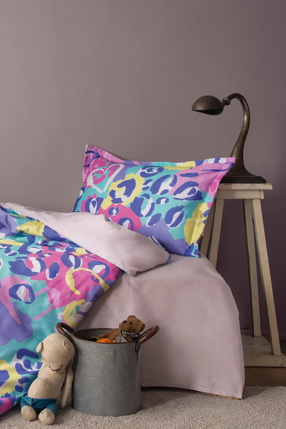 Комплект постільної білизни Issimo Digital Satin 160х220 см  Pinky