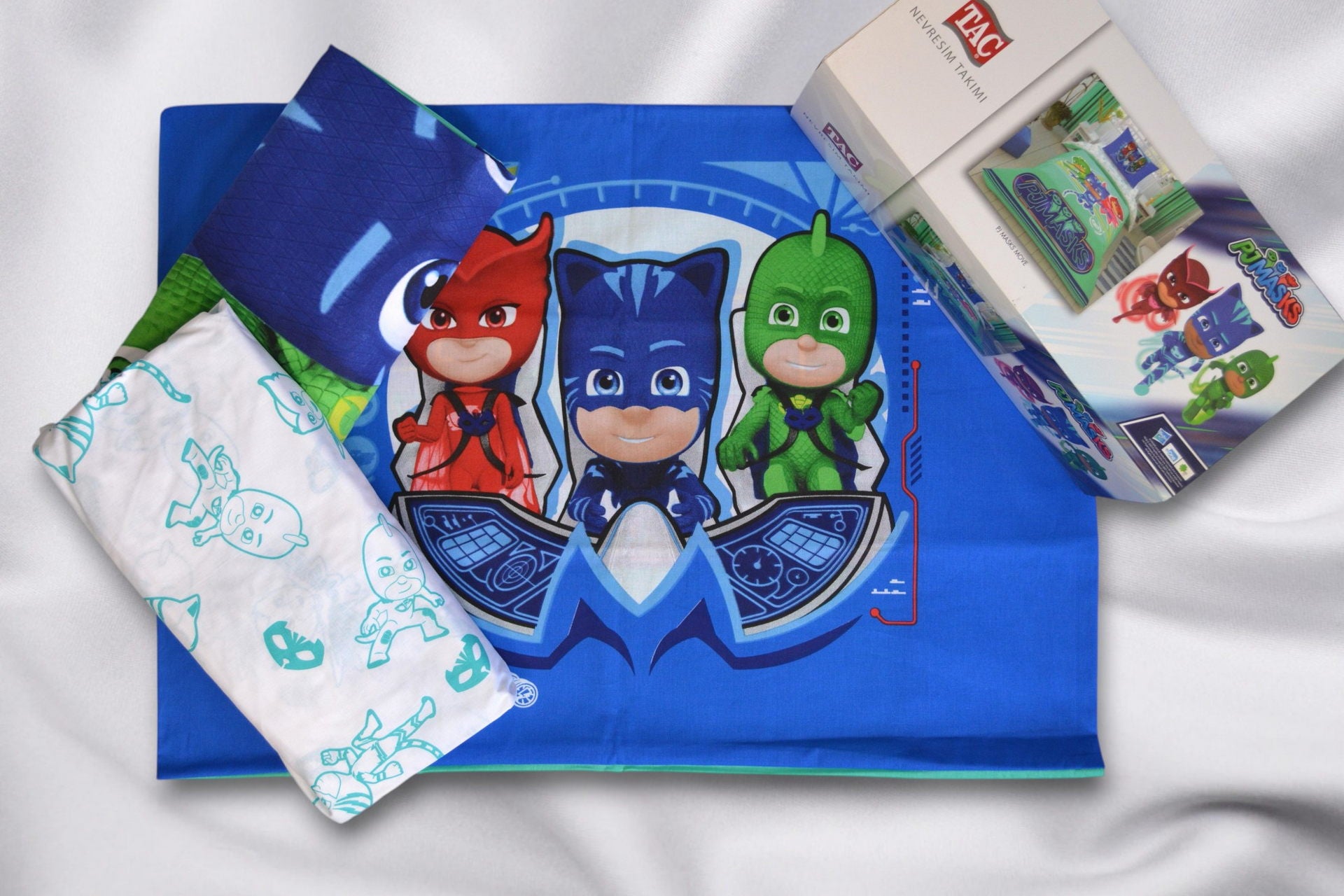 Постільна білизна TAC Disney 160×220 см PJ Masks Move