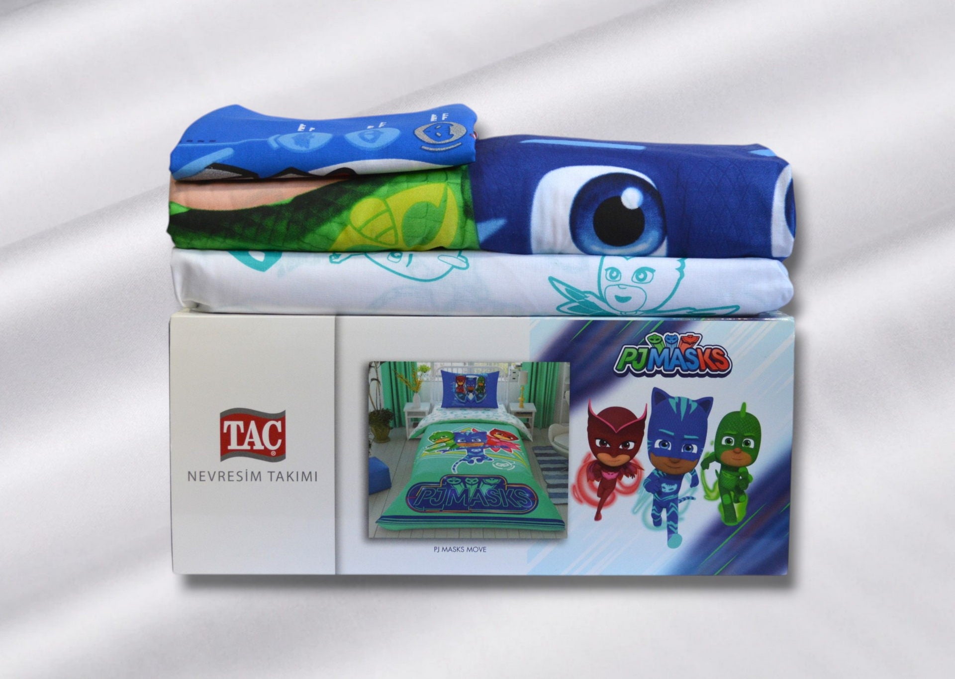 Постільна білизна TAC Disney 160×220 см PJ Masks Move
