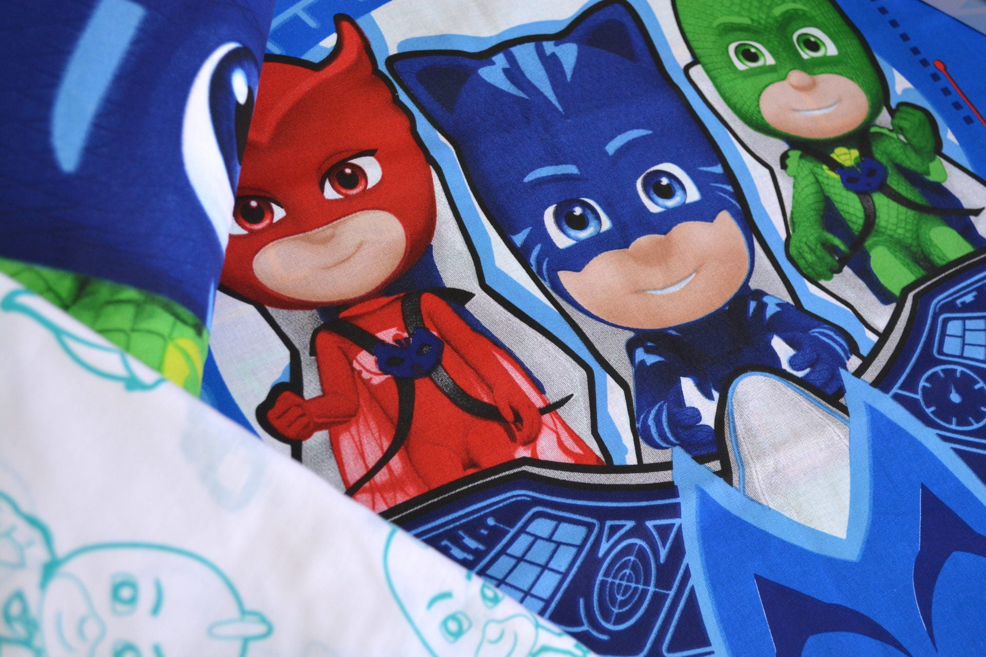Постільна білизна TAC Disney 160×220 см PJ Masks Move