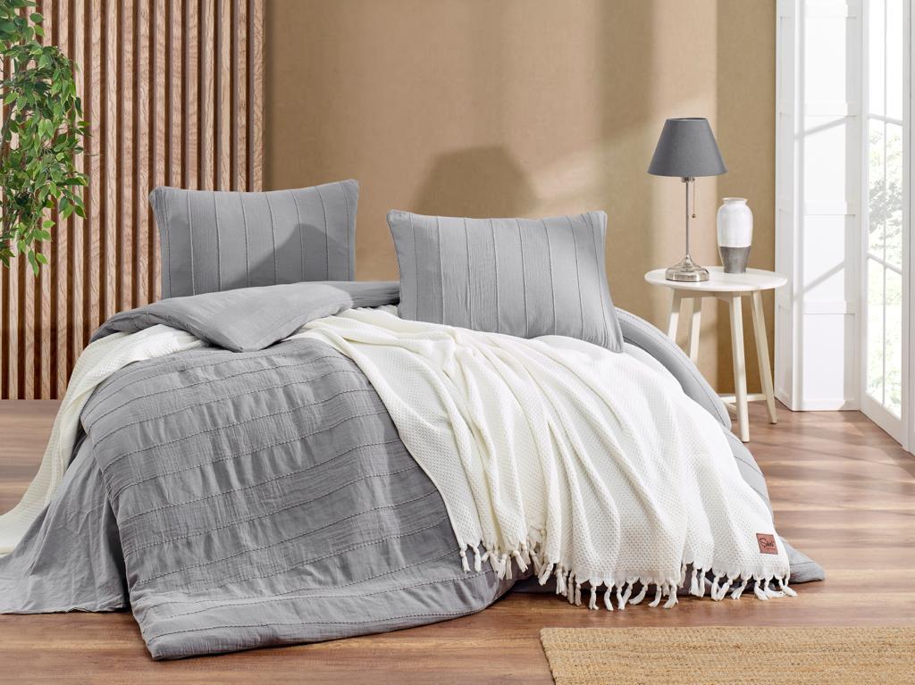 Постільна білизна Sikel Muslin Patara 200 х 220 см Gri