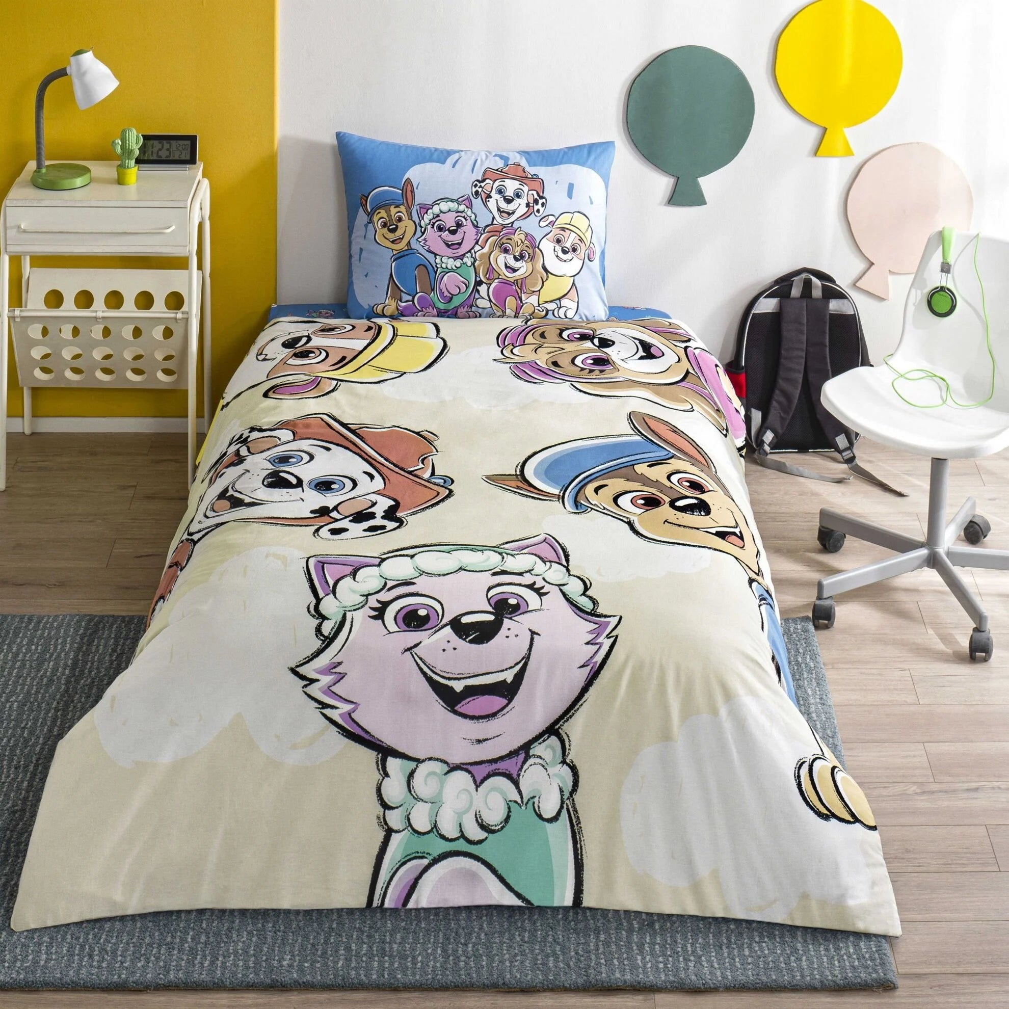 Постільна білизна TAC Disney 160×220 см Paw Patrol Cloud