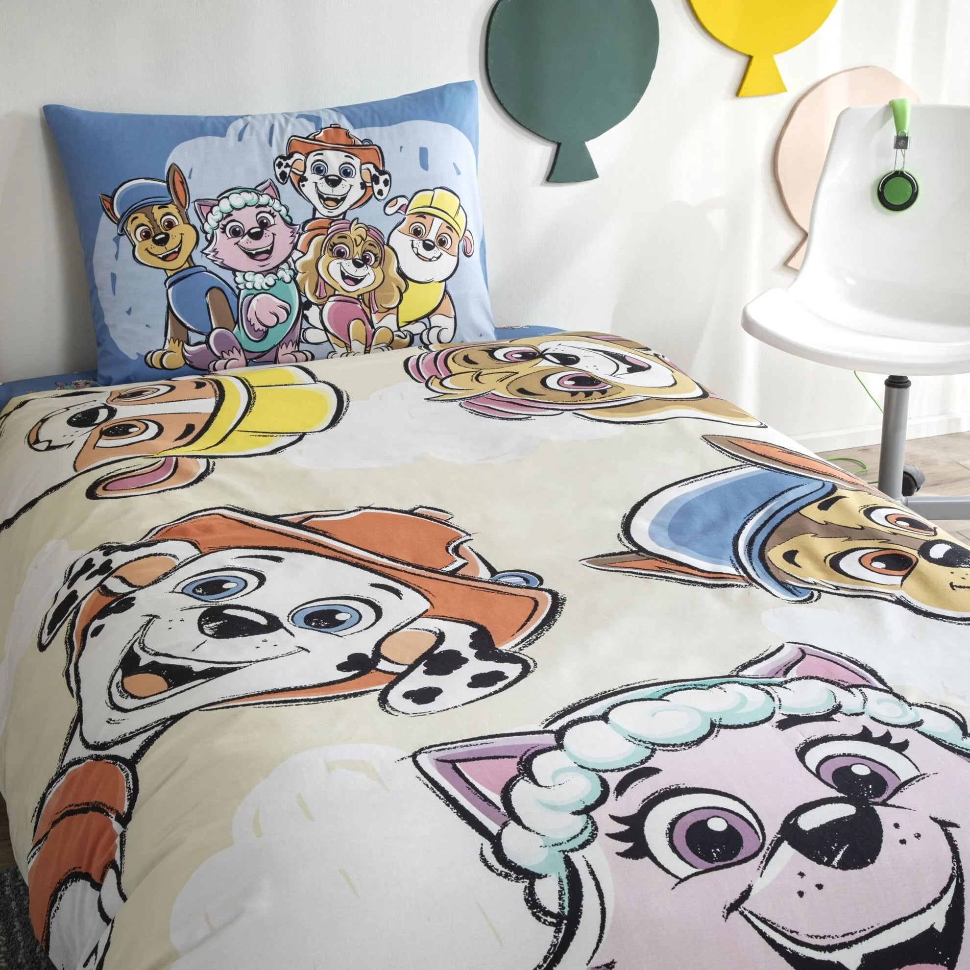 Постільна білизна TAC Disney 160×220 см Paw Patrol Cloud