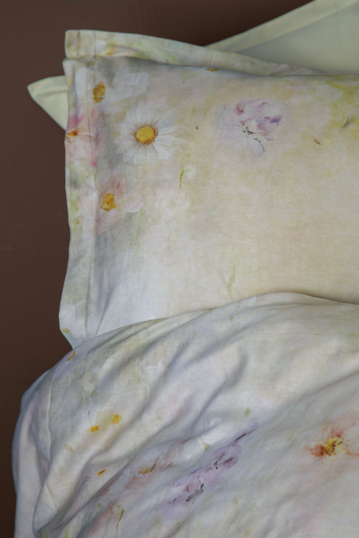 Комплект постільної білизни Issimo Digital Satin 300 TC 200х220 см  Pietra