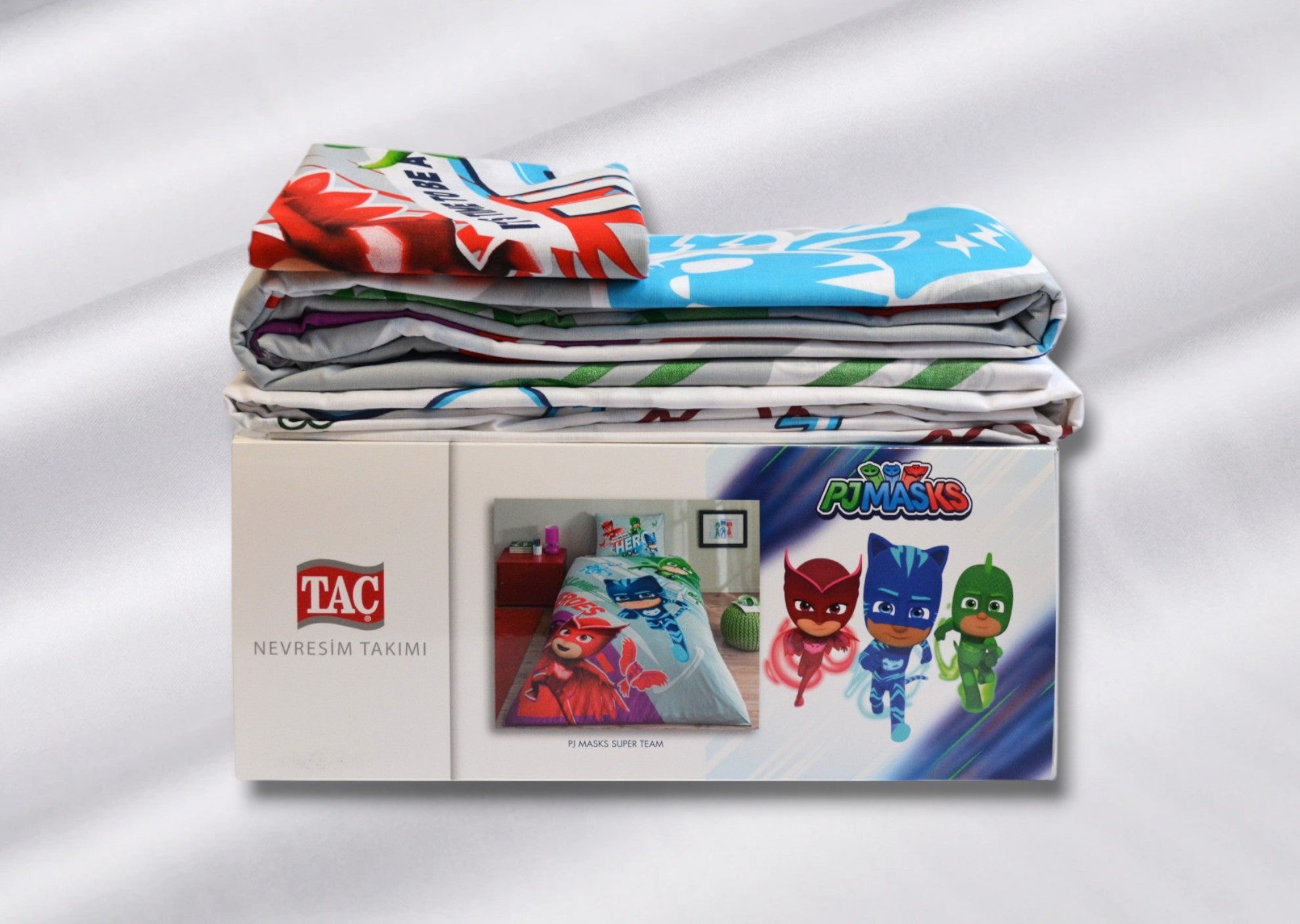 Постільна білизна TAC Disney 160×220 см PJ Masks Super Team