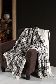 Плед First Choice 240×220 см. Ruma Plaid Black