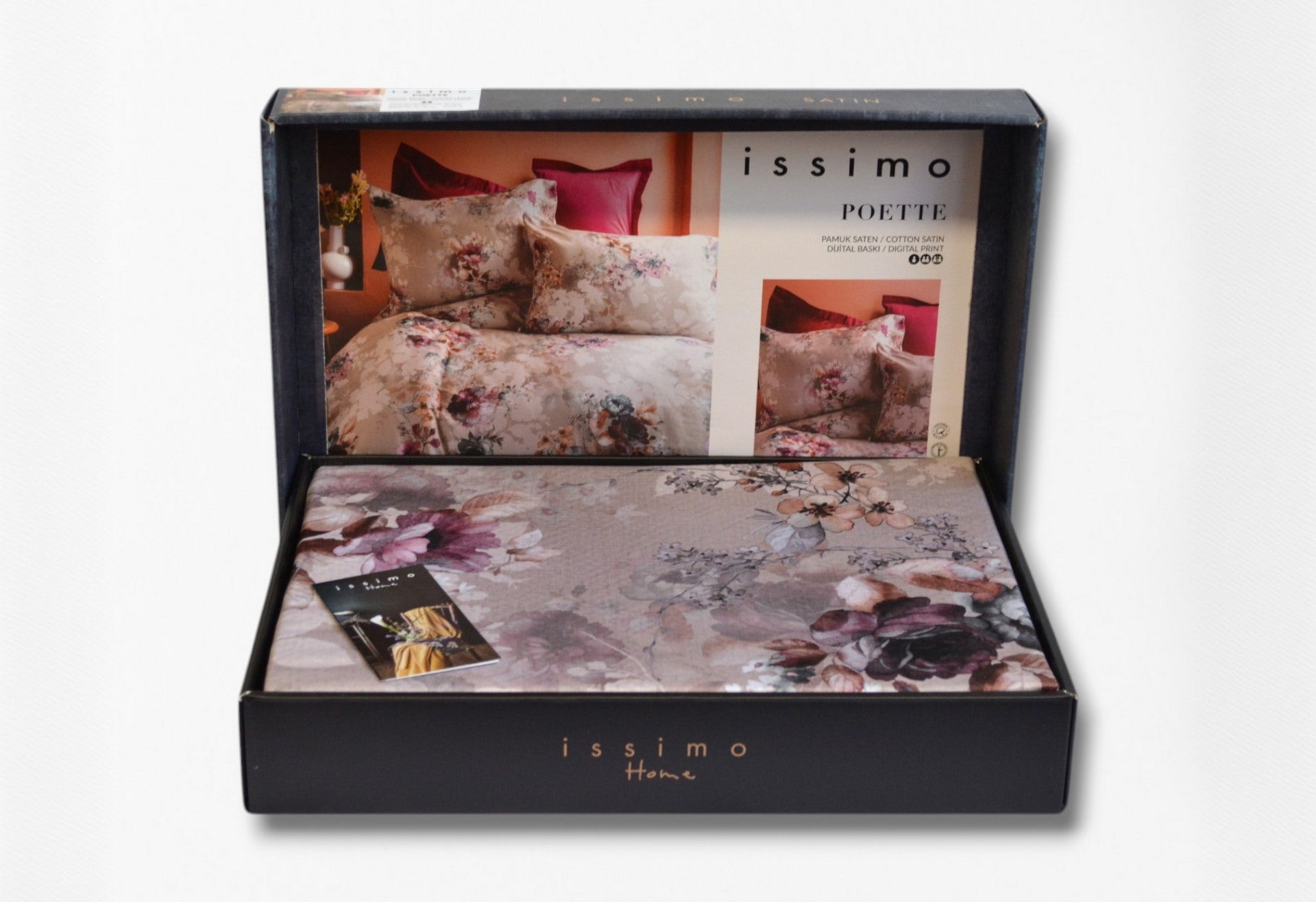Комплект постільної білизни Issimo Digital Satin 200х220 см Poette