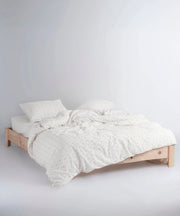 Постільна білизна Limasso Stonewashed 200 х 220 см Point Snow White