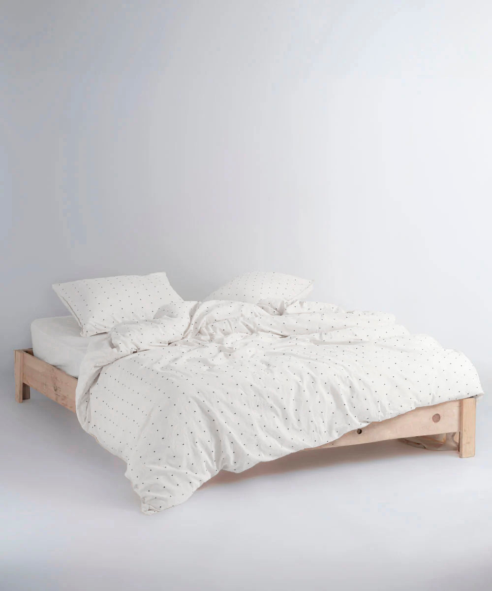 Постільна білизна Limasso Stonewashed 160 х 220 см Point Snow White