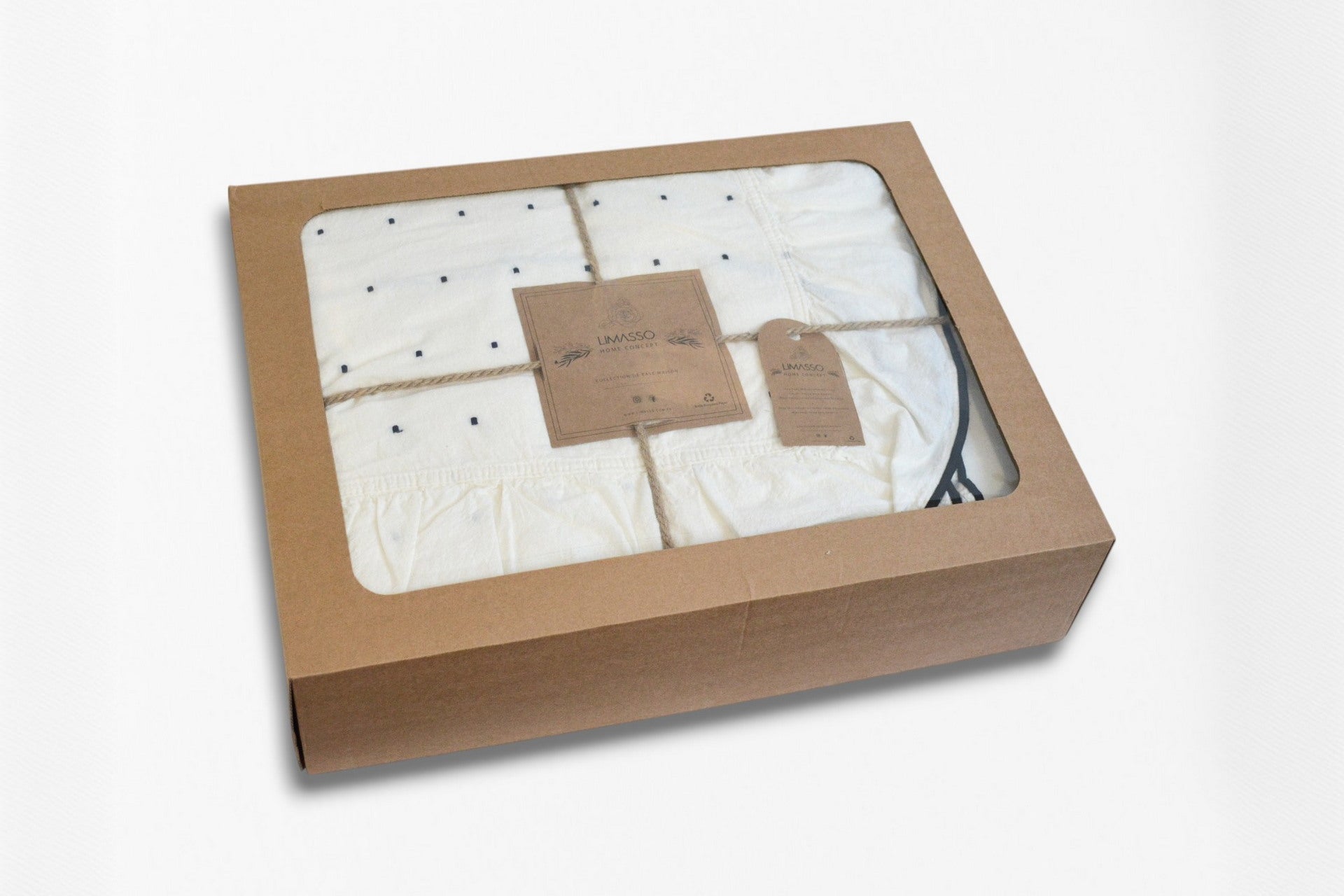 Постільна білизна Limasso Exclusive Point 160 х 220 см Snow White