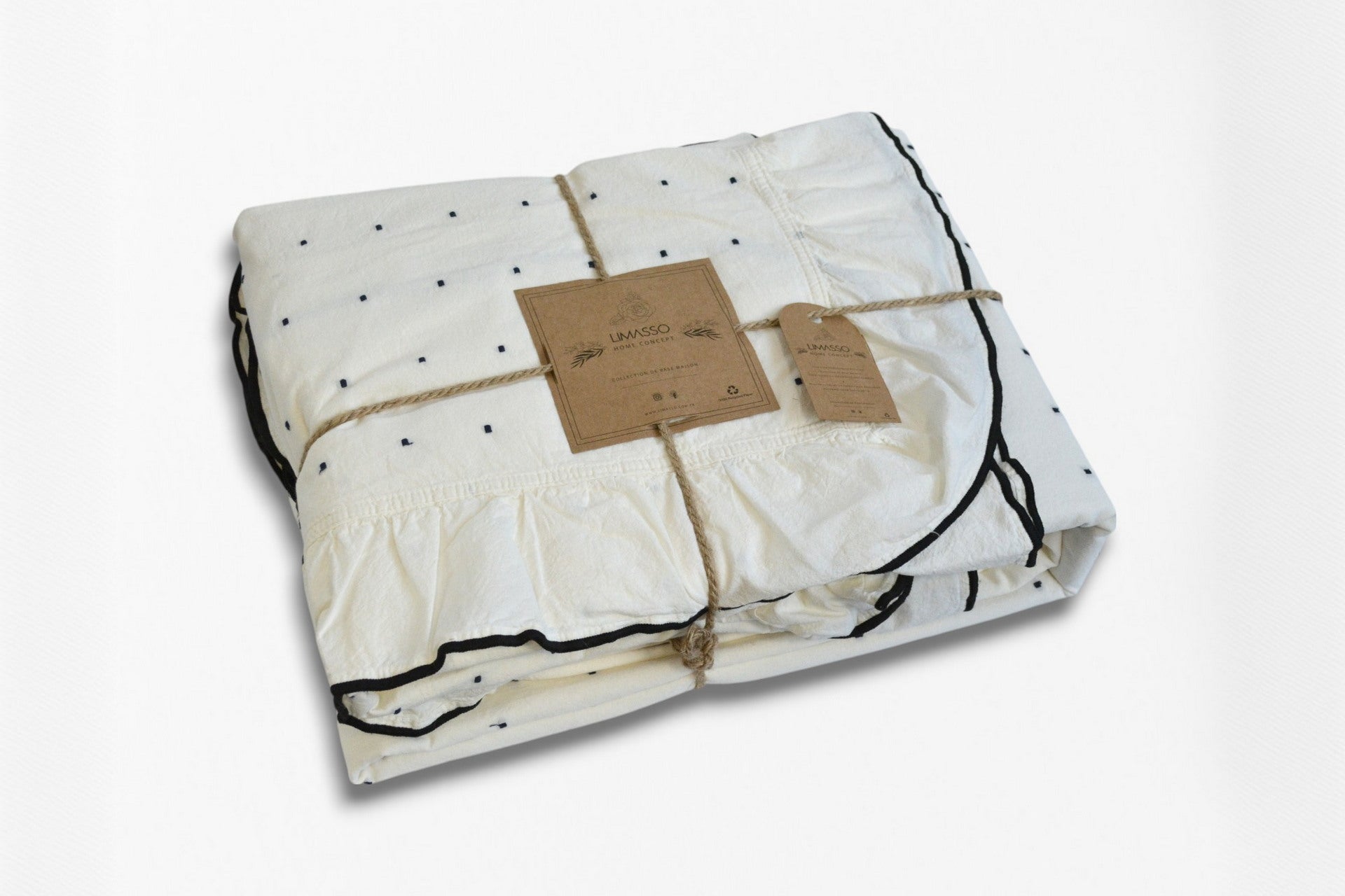 Постільна білизна Limasso Exclusive Point 160 х 220 см Snow White